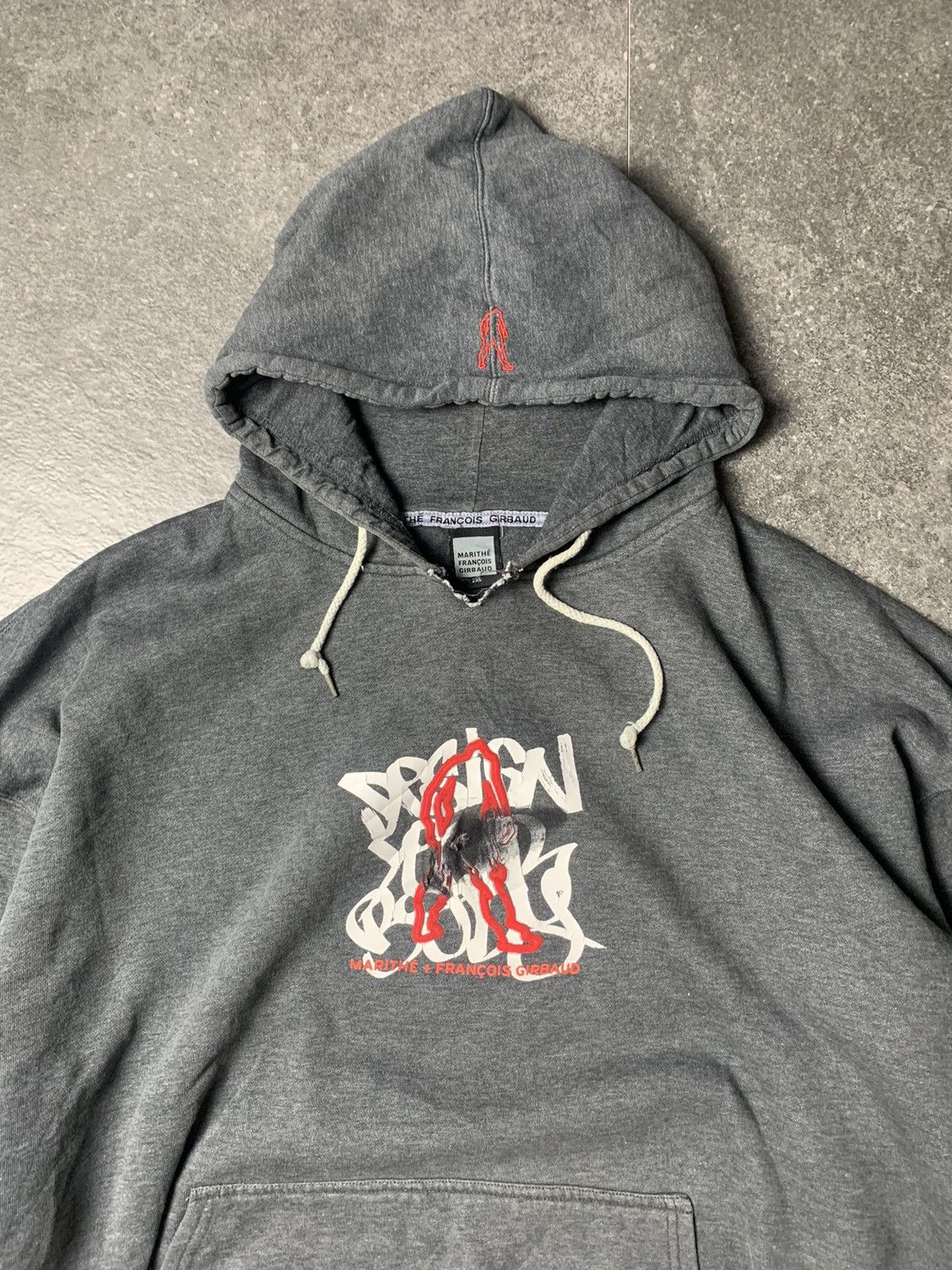 Marithe + Francois Girbaud 2000s Marithe Francois Girbaud ‘Design Your Body’ Hoodie Size US XXL / EU 58 / 5 - 3 Thumbnail