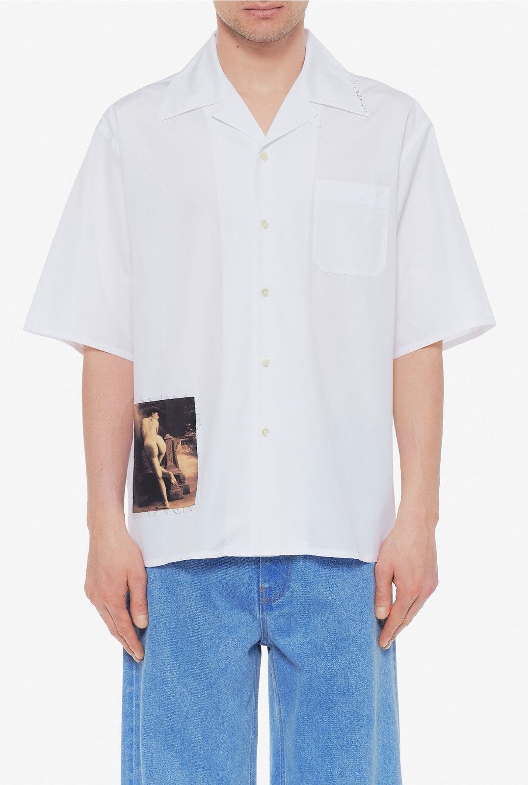 Marni Last Marni Embroidered Patch Bowling Shirt Size US L / EU 52-54 / 3 - 1 Thumbnail