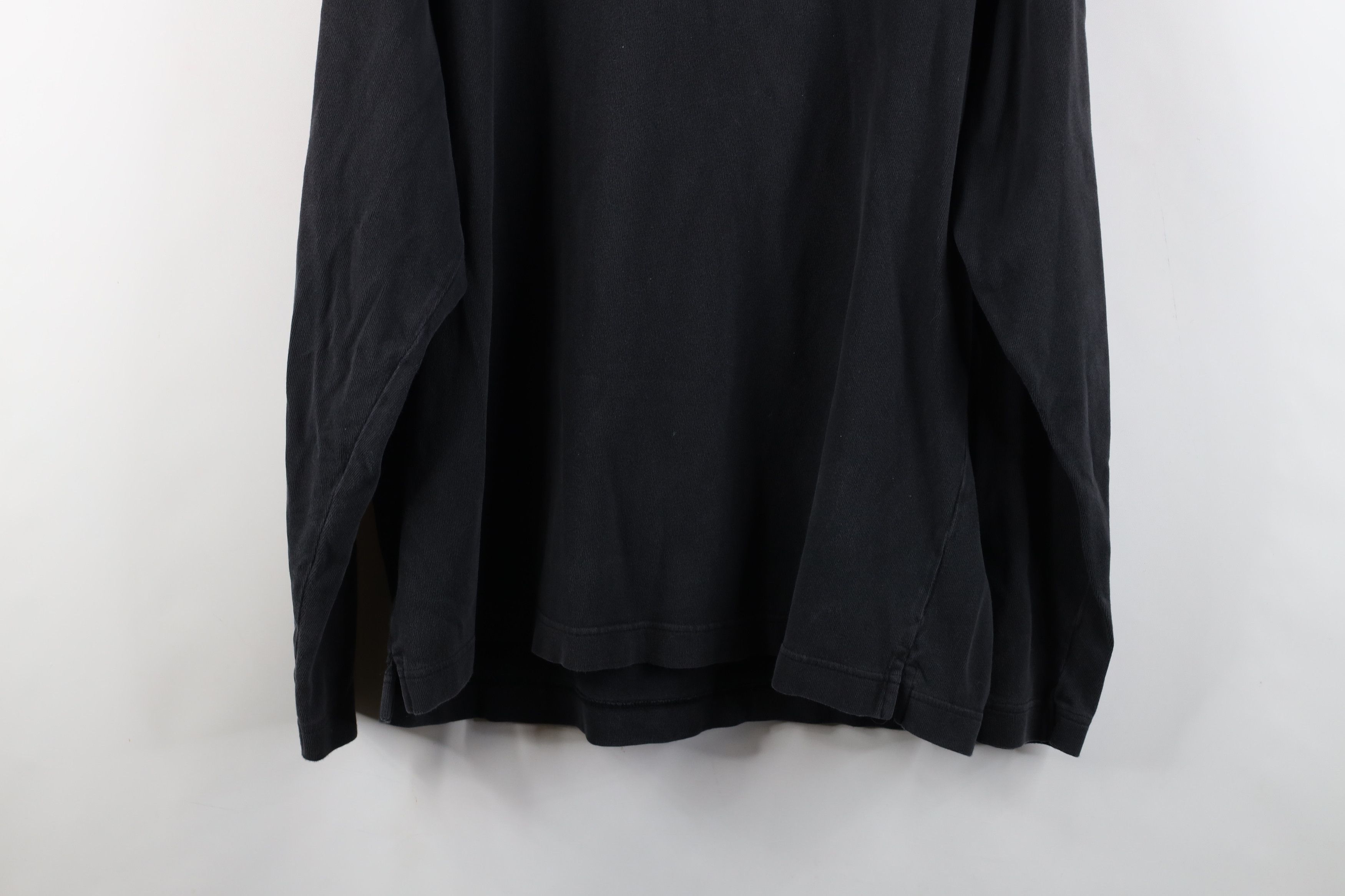 Gap × Vintage Vintage 90s Gap Cotton Ribbed Knit Long Sleeve T-Shirt Black Size US L / EU 52-54 / 3 - 11 Thumbnail