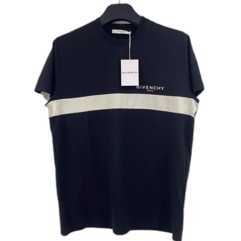 Givenchy Givenchy Givenchy Black and White Short Sleeve Top -2507 Size US XXS / EU 40 - 1 Thumbnail