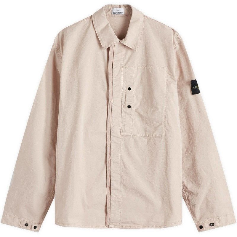 Stone Island Stone Island Overshirt Supima Cotton Pink M NWT Size US M / EU 48-50 / 2 - 1 Thumbnail