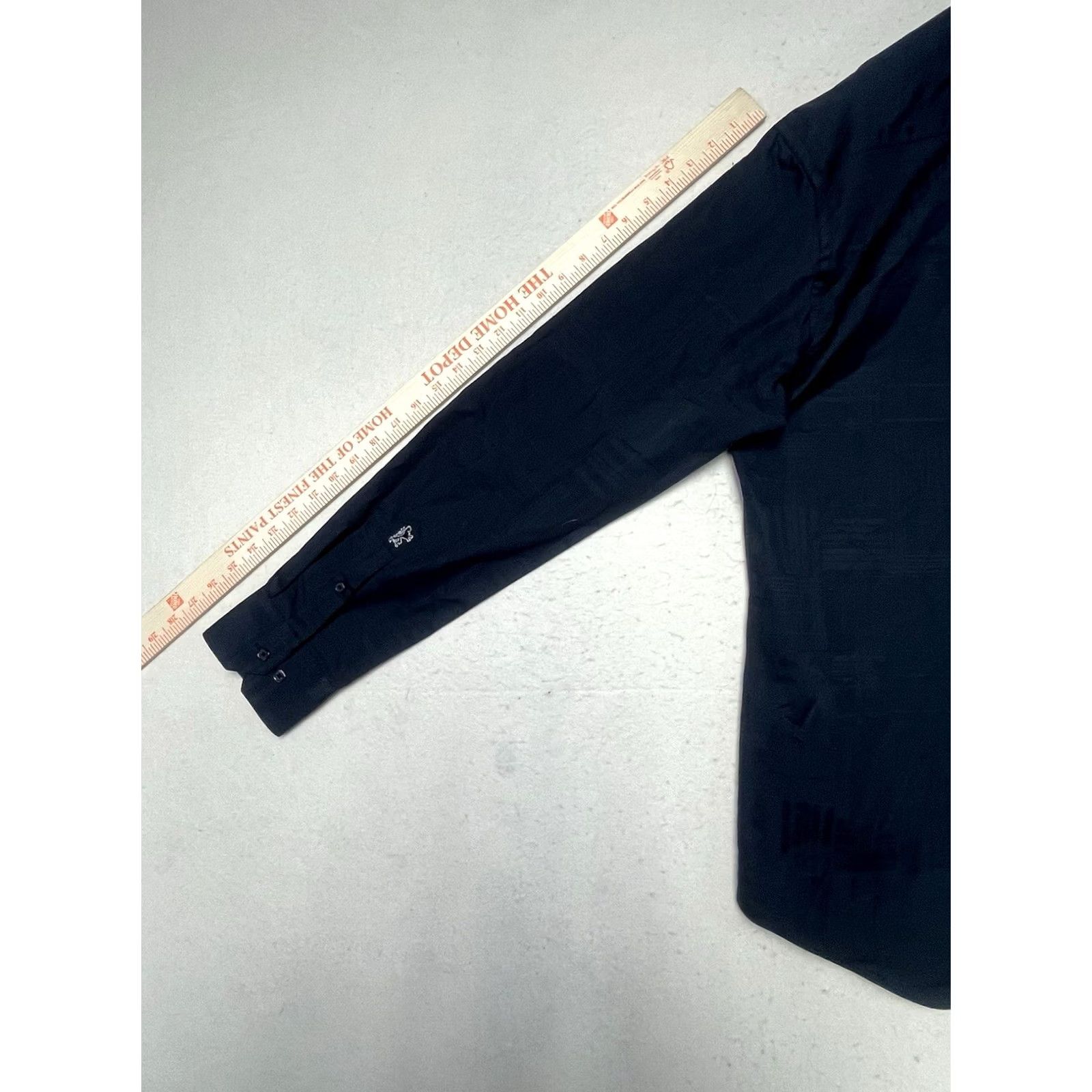 BUGATCHI Bugatchi Shirt Mens 2XL Black Button Up Long Sleeve Size US XXL / EU 58 / 5 - 5 Thumbnail