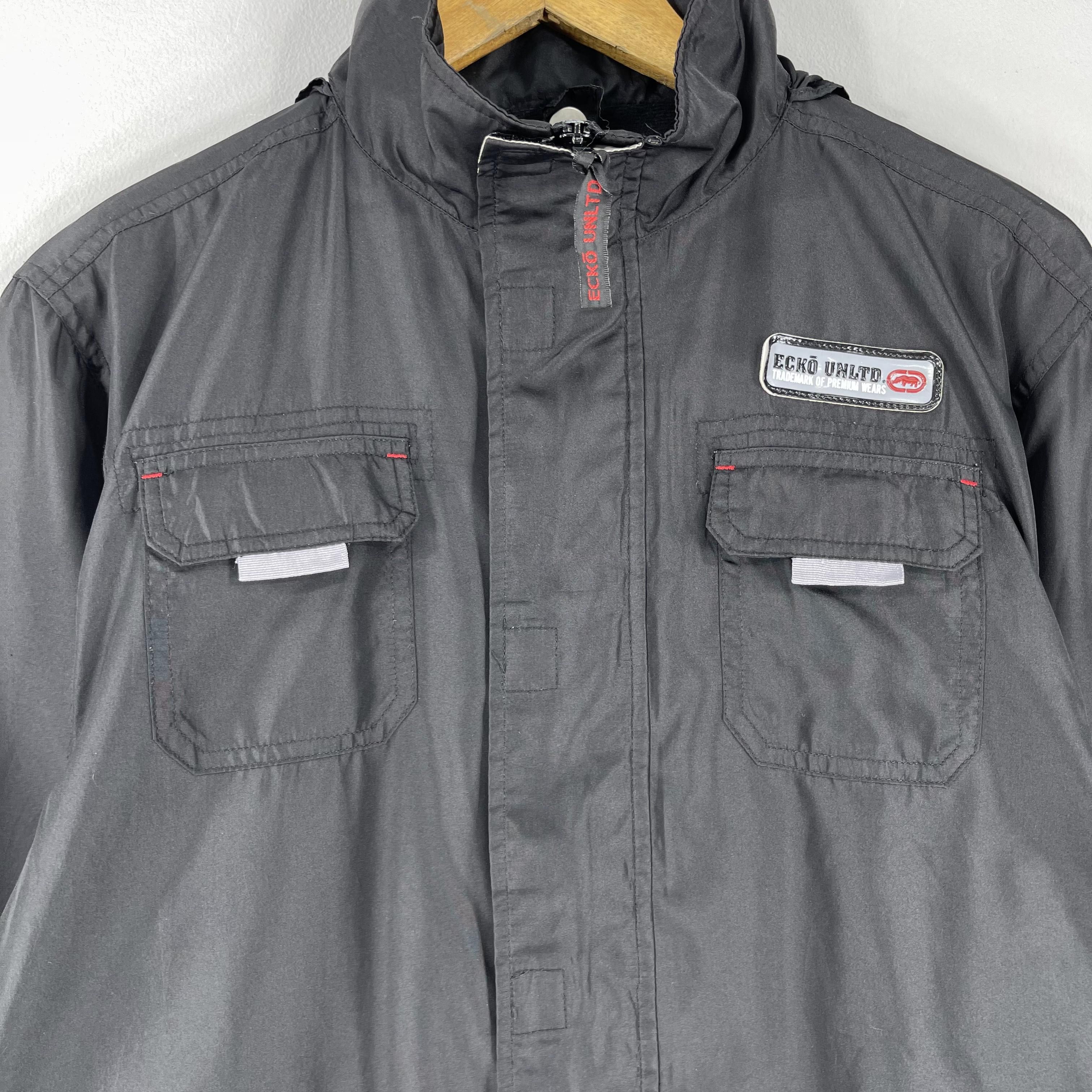 Ecko Unltd. Vintage 90's ECKO FUNCTION Four Pocket Utility Light Jacket Size US M / EU 48-50 / 2 - 2 Thumbnail