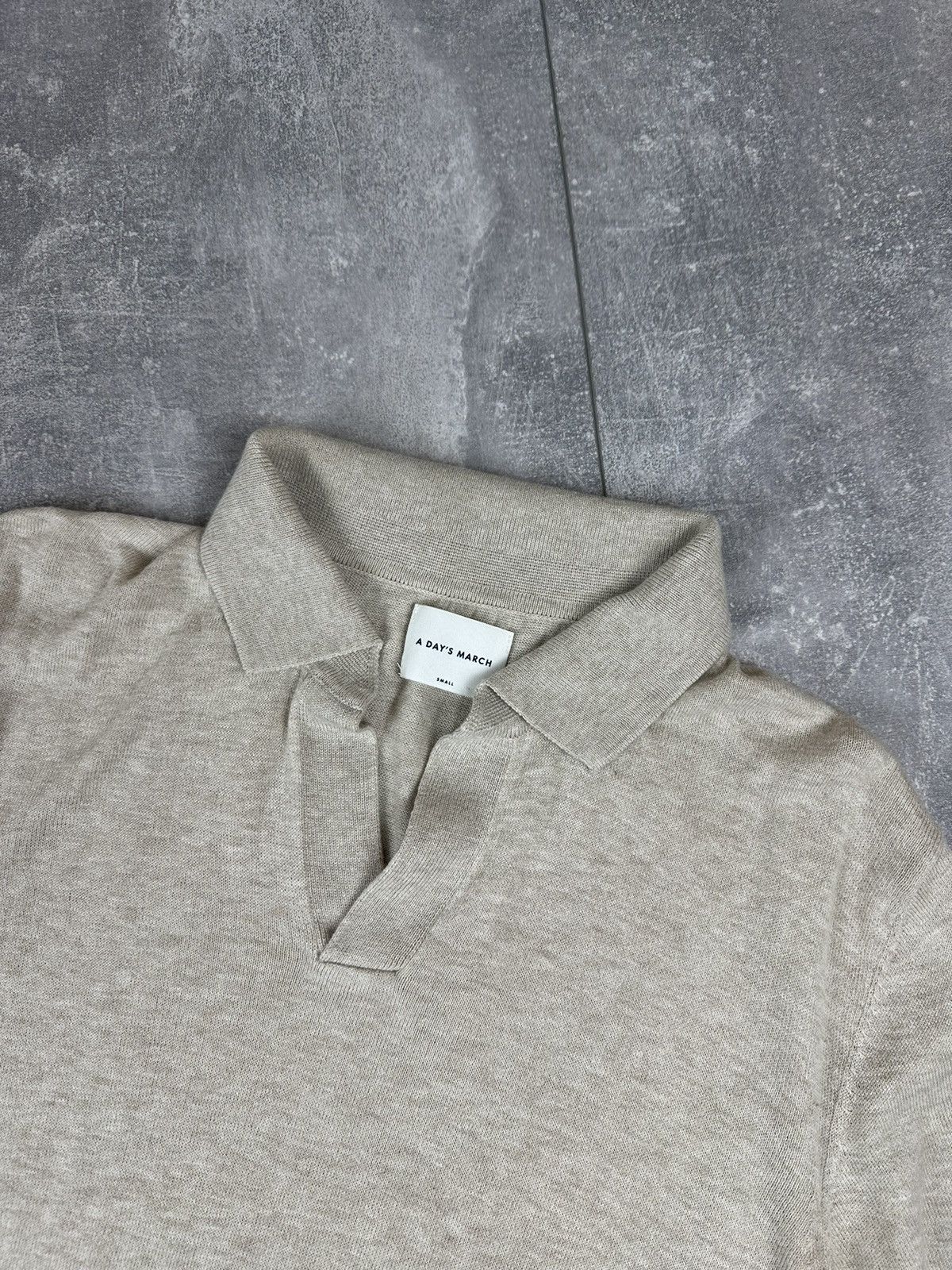 A Day's March A Days March Luxury Cotton/Wool Tricot Polo Size US S / EU 44-46 / 1 - 4 Thumbnail