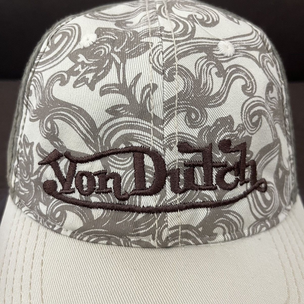 Von Dutch Von Dutch Floral Design Trucker Hat Size ONE SIZE - 3 Thumbnail