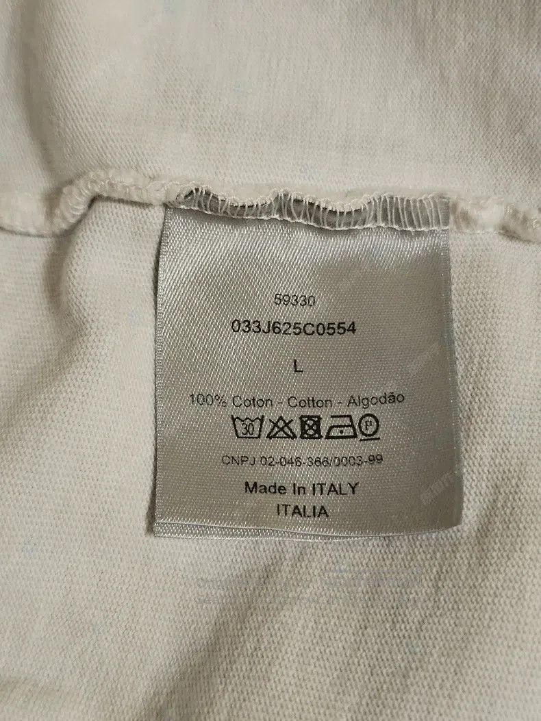 Dior Dior Grey short-sleeve T-shirt with hand-written logo i Size US L / EU 52-54 / 3 - 7 Thumbnail