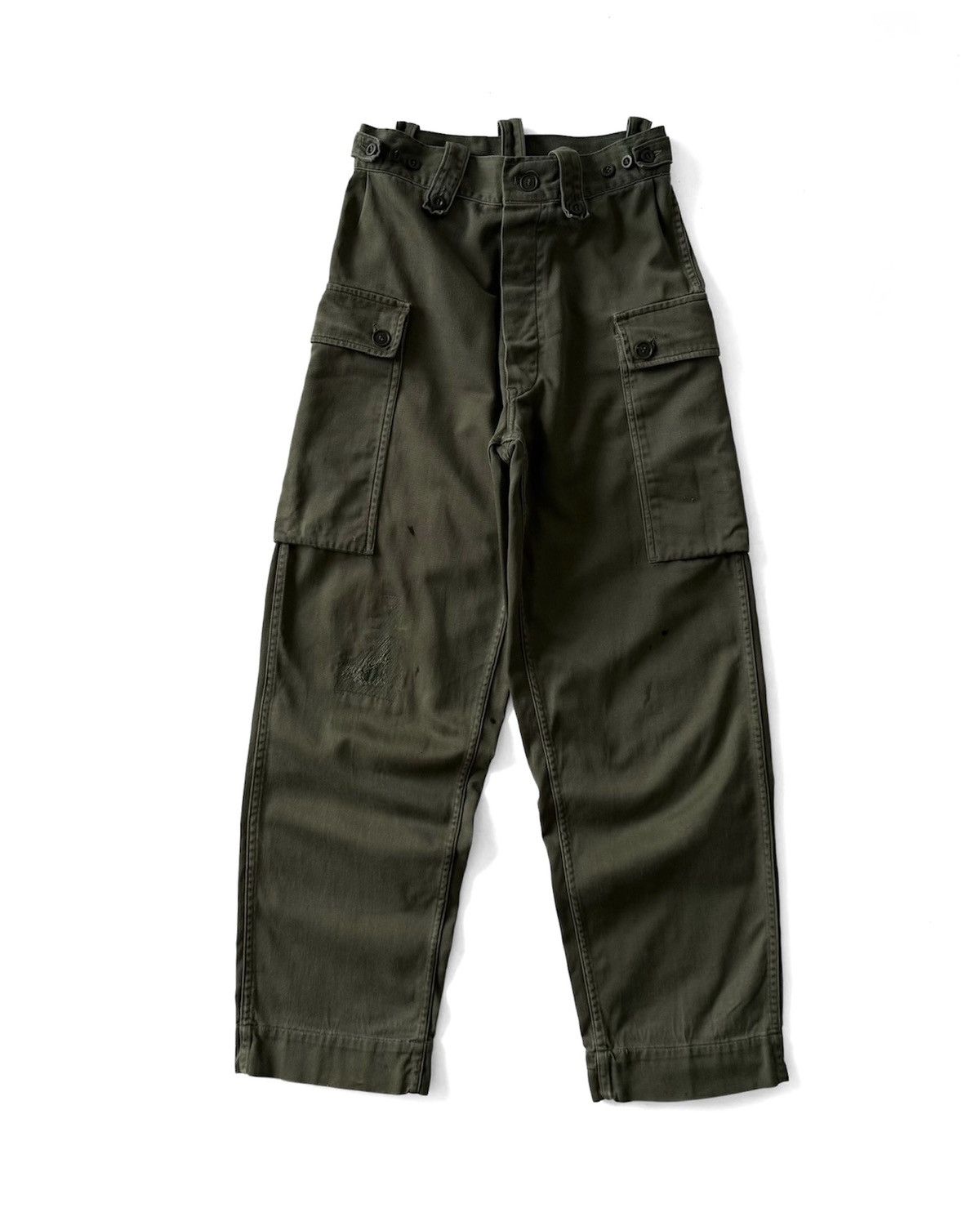 Vintage VINTAGE 70s DUTCH ARMY MILITARY CARGO PANTS Size US 28 / EU 44 - 1 Thumbnail