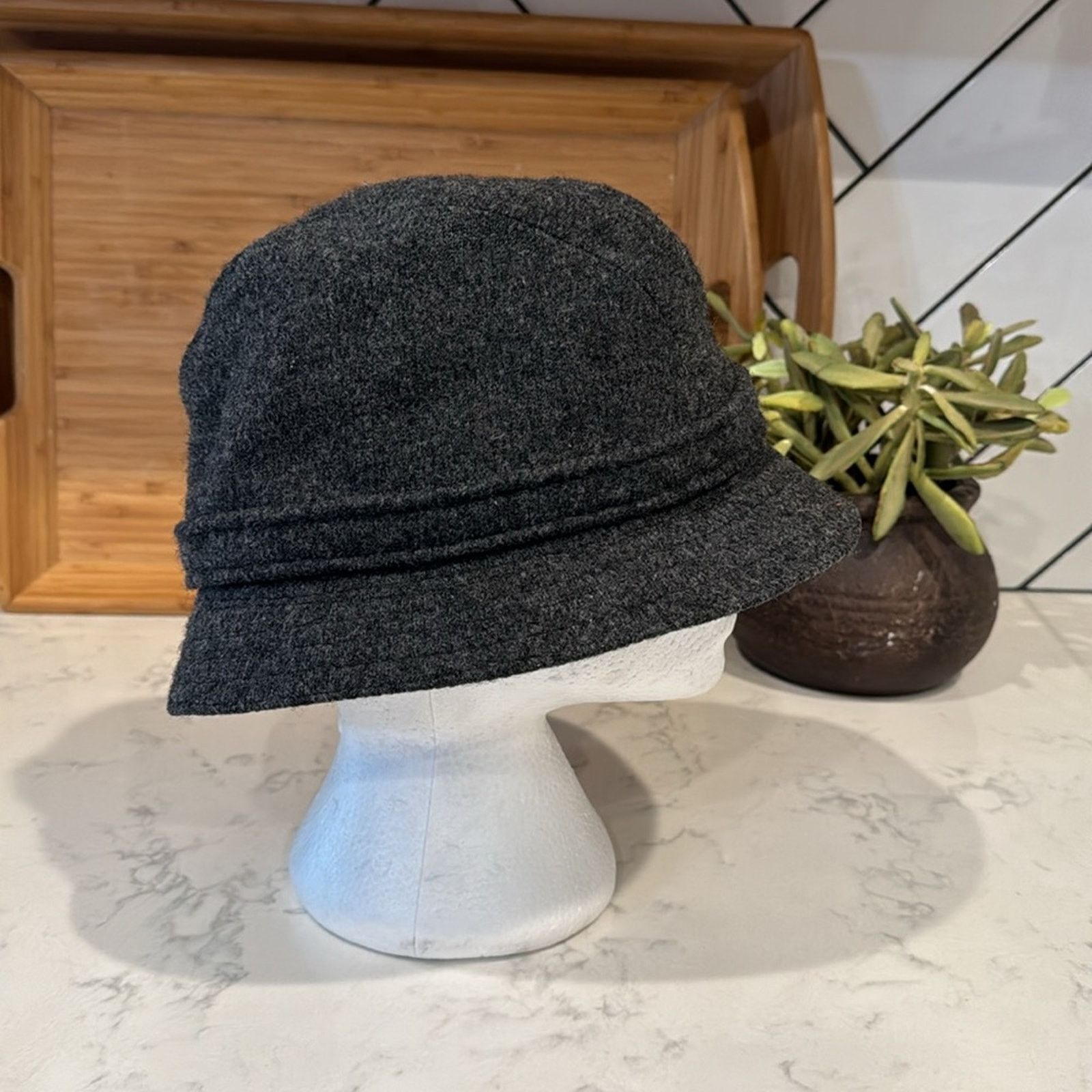 Kangol Kangol wool blend bucket fedora hat 90s bucket hat Size ONE SIZE - 4 Thumbnail