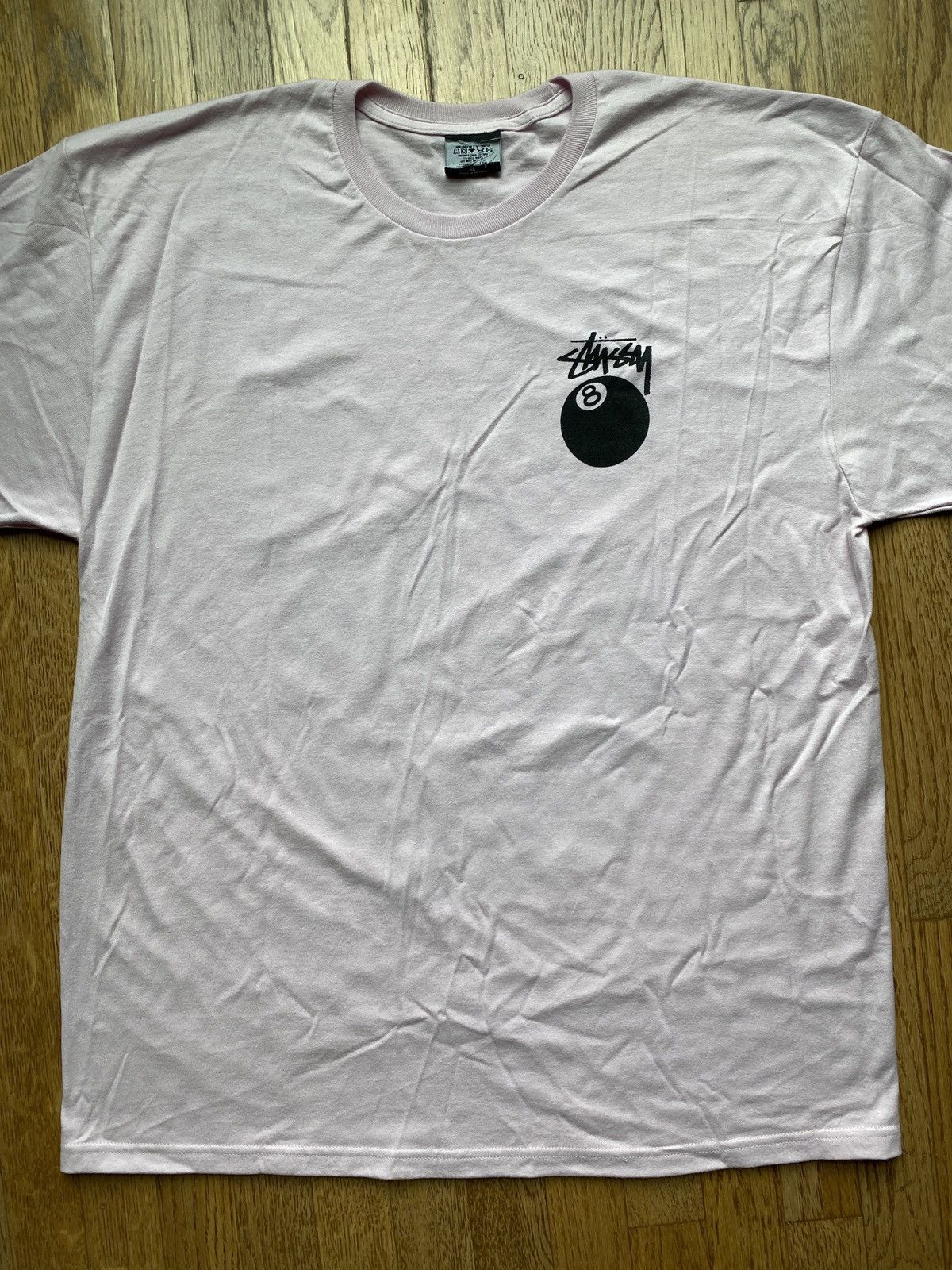 Stussy Stussy 8 Ball Tee Light Pink Size XL Size US XL / EU 56 / 4 - 2 Thumbnail