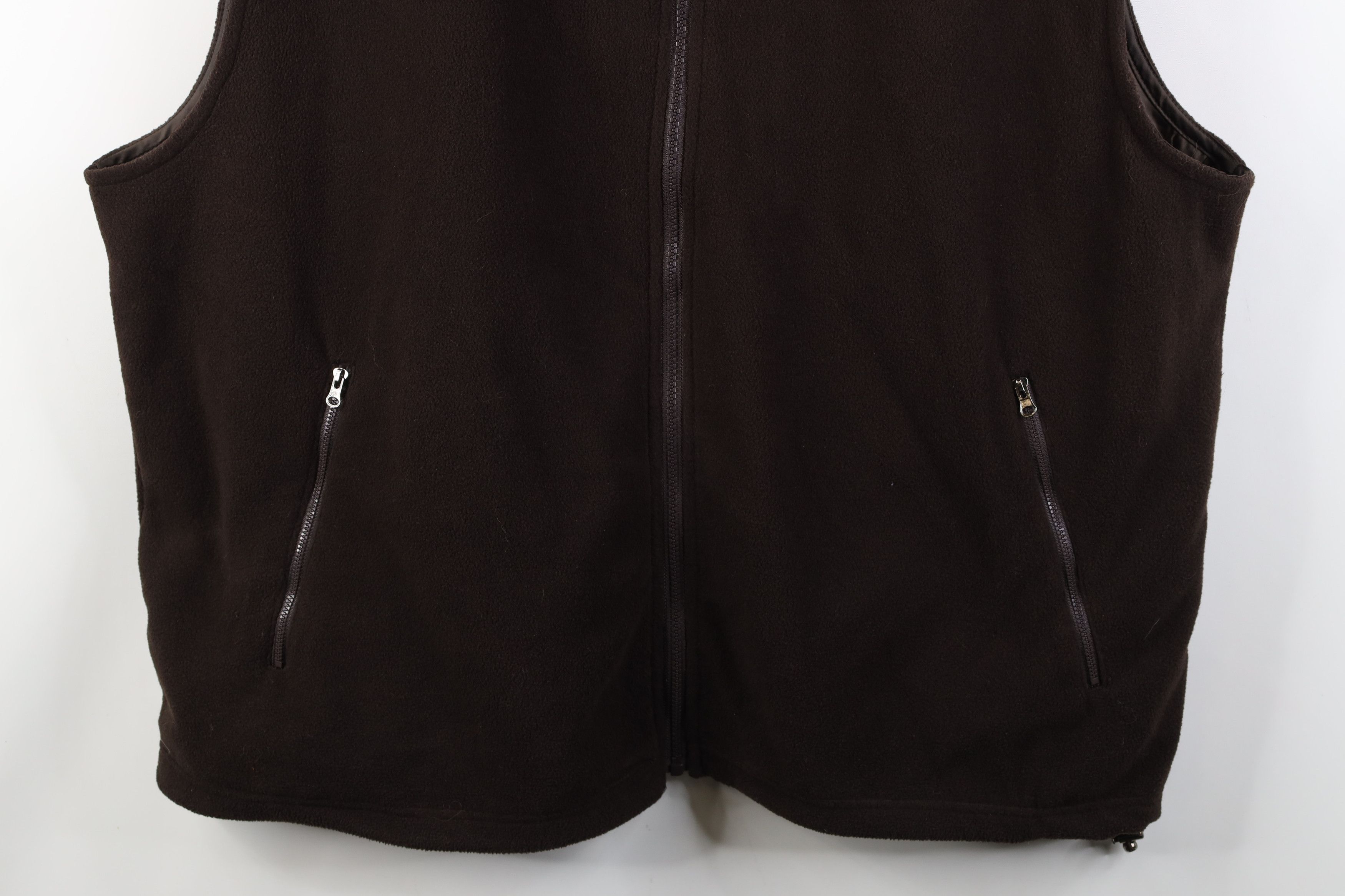 Vintage Vintage NFL Browns Football Fleece Vest Jacket Brown Size US XL / EU 56 / 4 - 3 Thumbnail