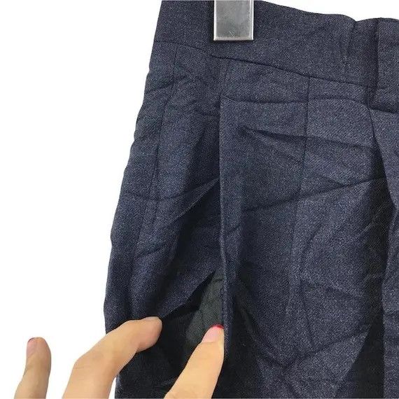 Lanvin LANVIN PARIS COLLECTION Blue Wool Casual Pant Trouser Slack Size US 26 / EU 42 - 5 Thumbnail