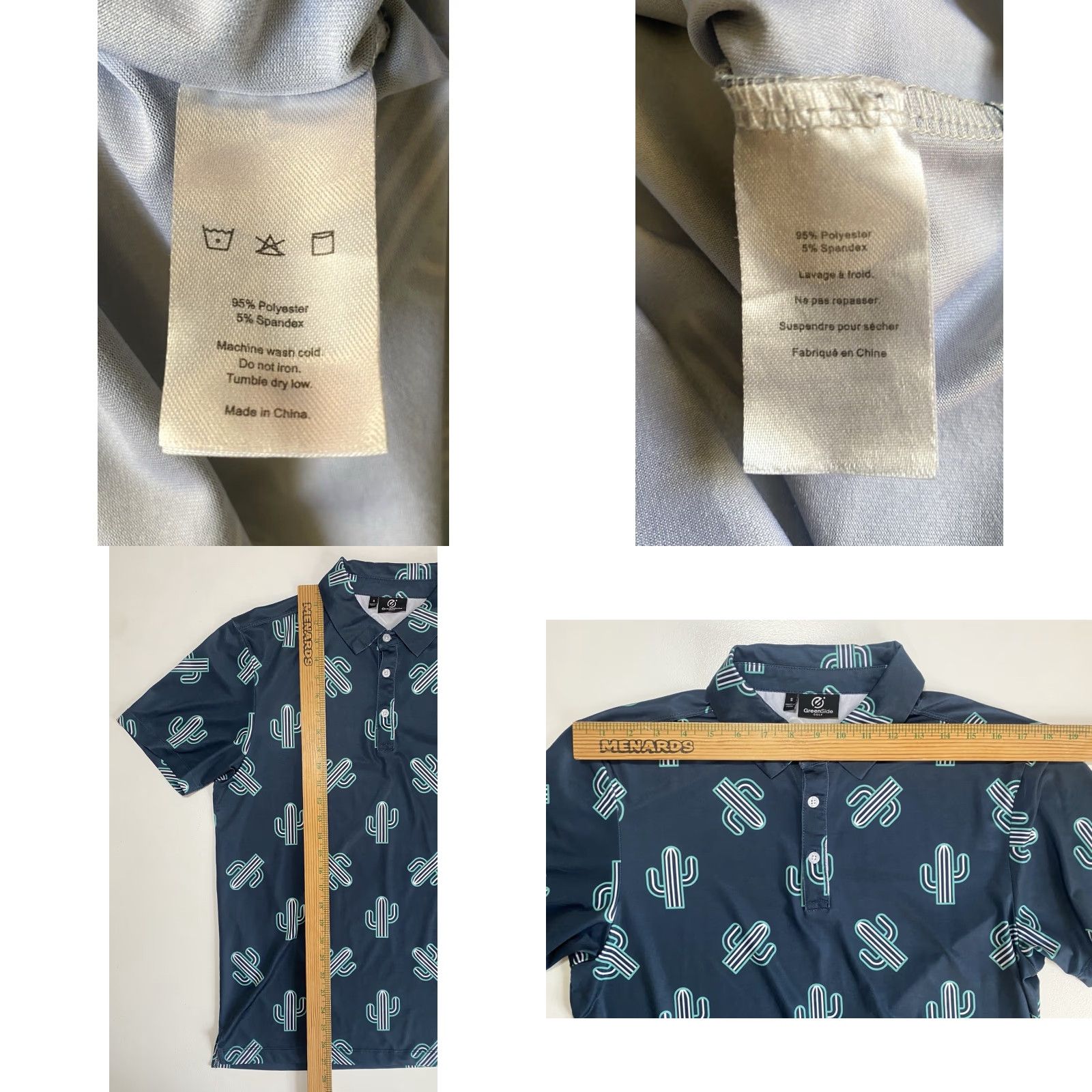Vintage GreenSide Men’s Golf Polo Shirt Polo Shirt Casual Activewear Sz S Blue 90s? (Note: This seems off) Size US S / EU 44-46 / 1 - 8 Thumbnail