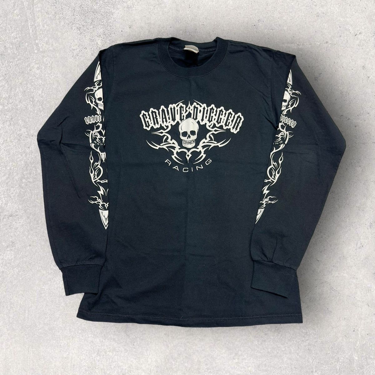 Gildan × Vintage Vintage Grave Digger Racing long sleeve tee Size US S / EU 44-46 / 1 - 1 Thumbnail
