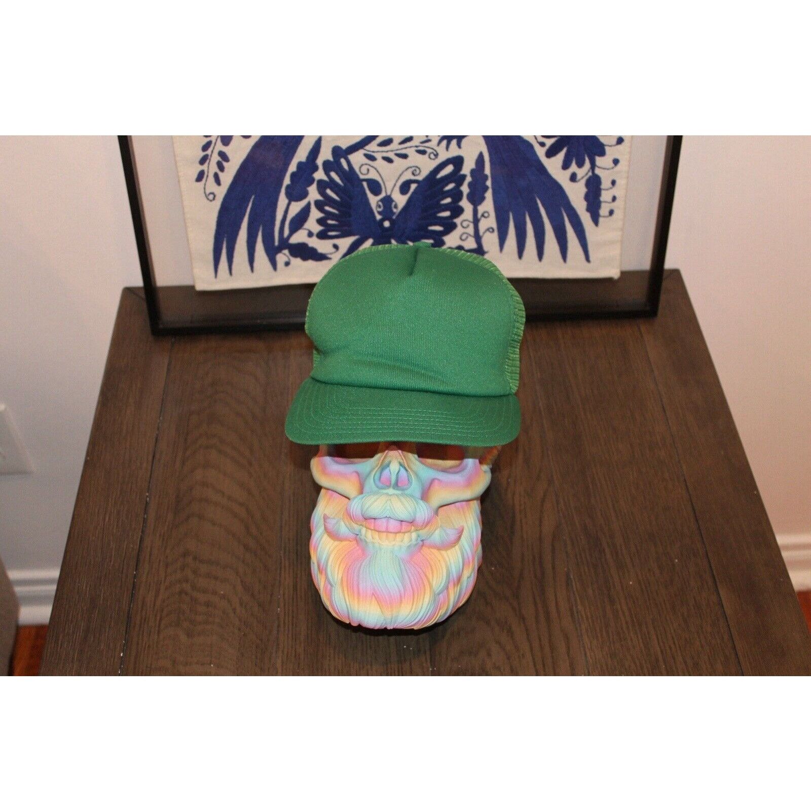 New Era VTG New Era Snapback Hat Trucker Green Dupont Visor Size ONE SIZE - 1 Thumbnail