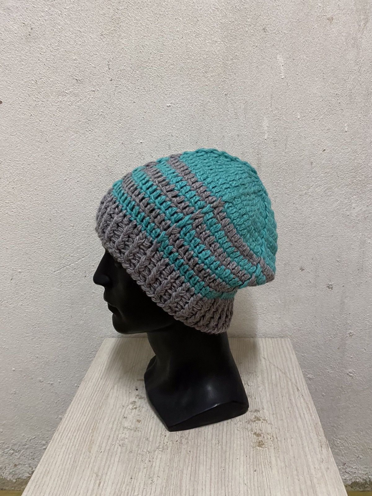 Japanese Brand × Kapital × Vintage Japanese Brand Rare Design Knit Beanie Hat Size ONE SIZE - 2 Thumbnail