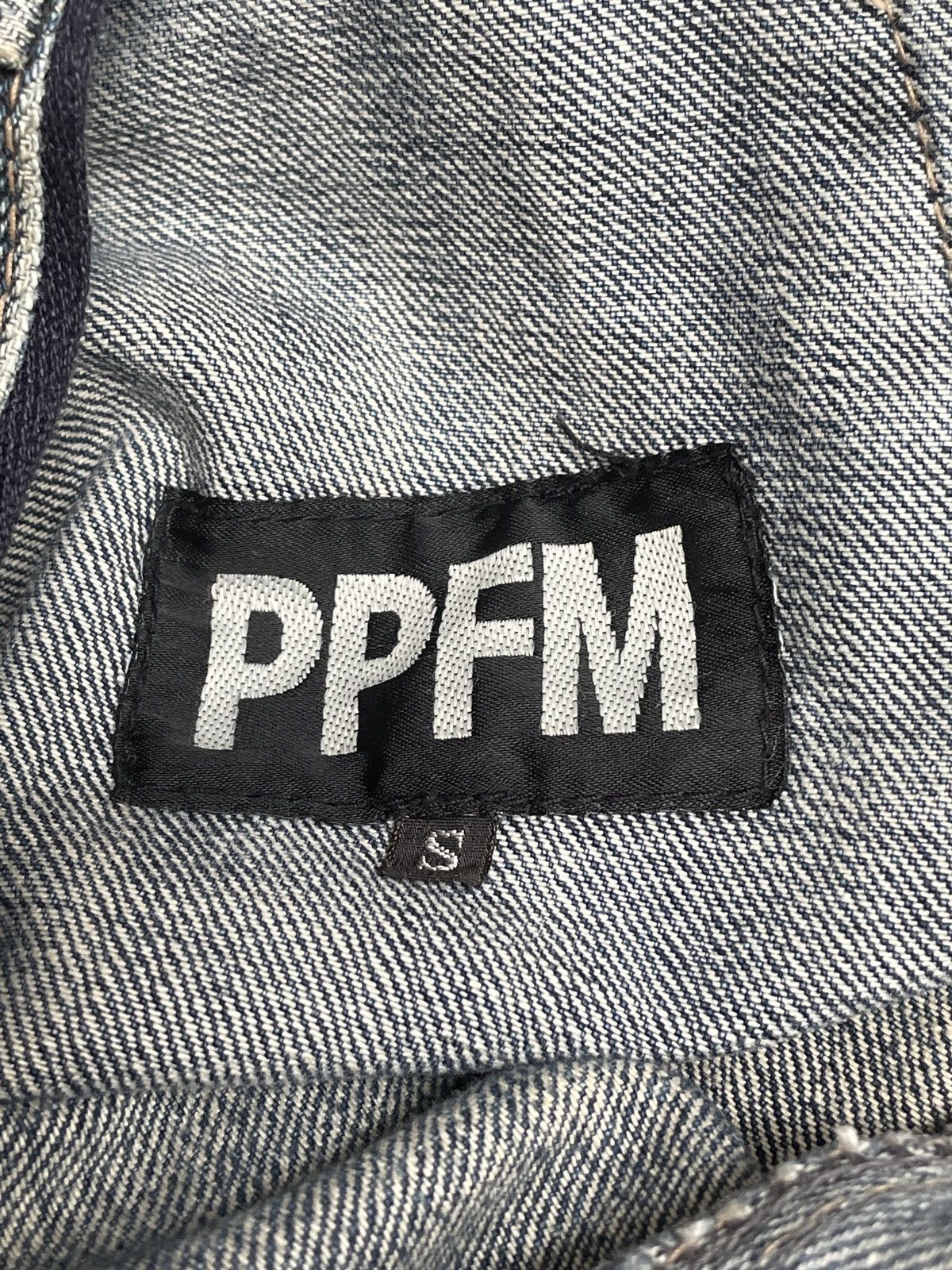 14th Addiction × Le Grande Bleu (L.G.B.) × PPFM Rare Design Vintage Brand PPFM Tactical Jeans 1990s Size US 31 - 11 Thumbnail