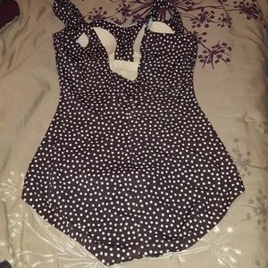 Vintage Vintage Polka Dot Swimsuit Size Large Size L / US 10 / IT 46 - 7 Thumbnail