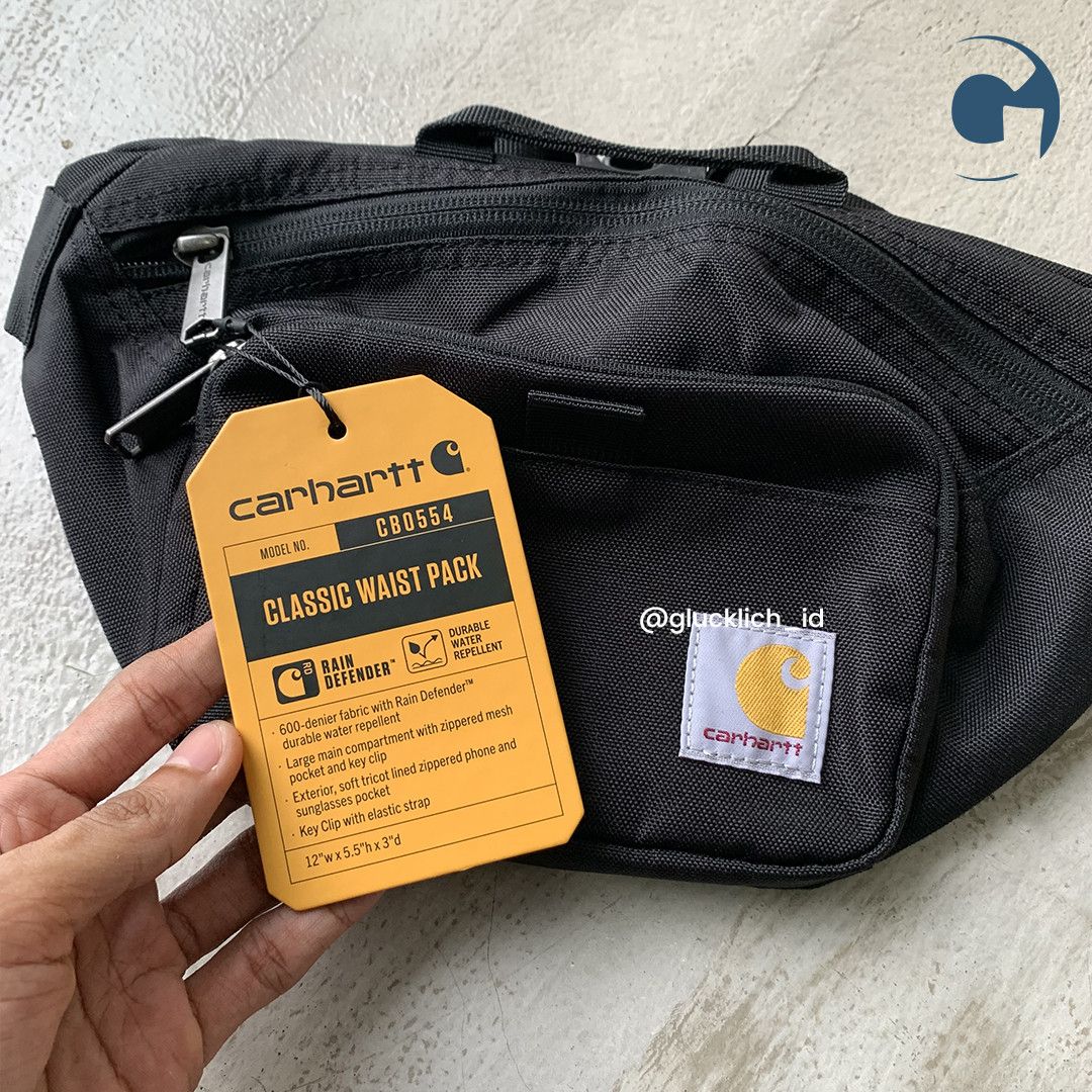 Carhartt Carhartt, Classic Waist Pack in Black Size ONE SIZE - 5 Thumbnail
