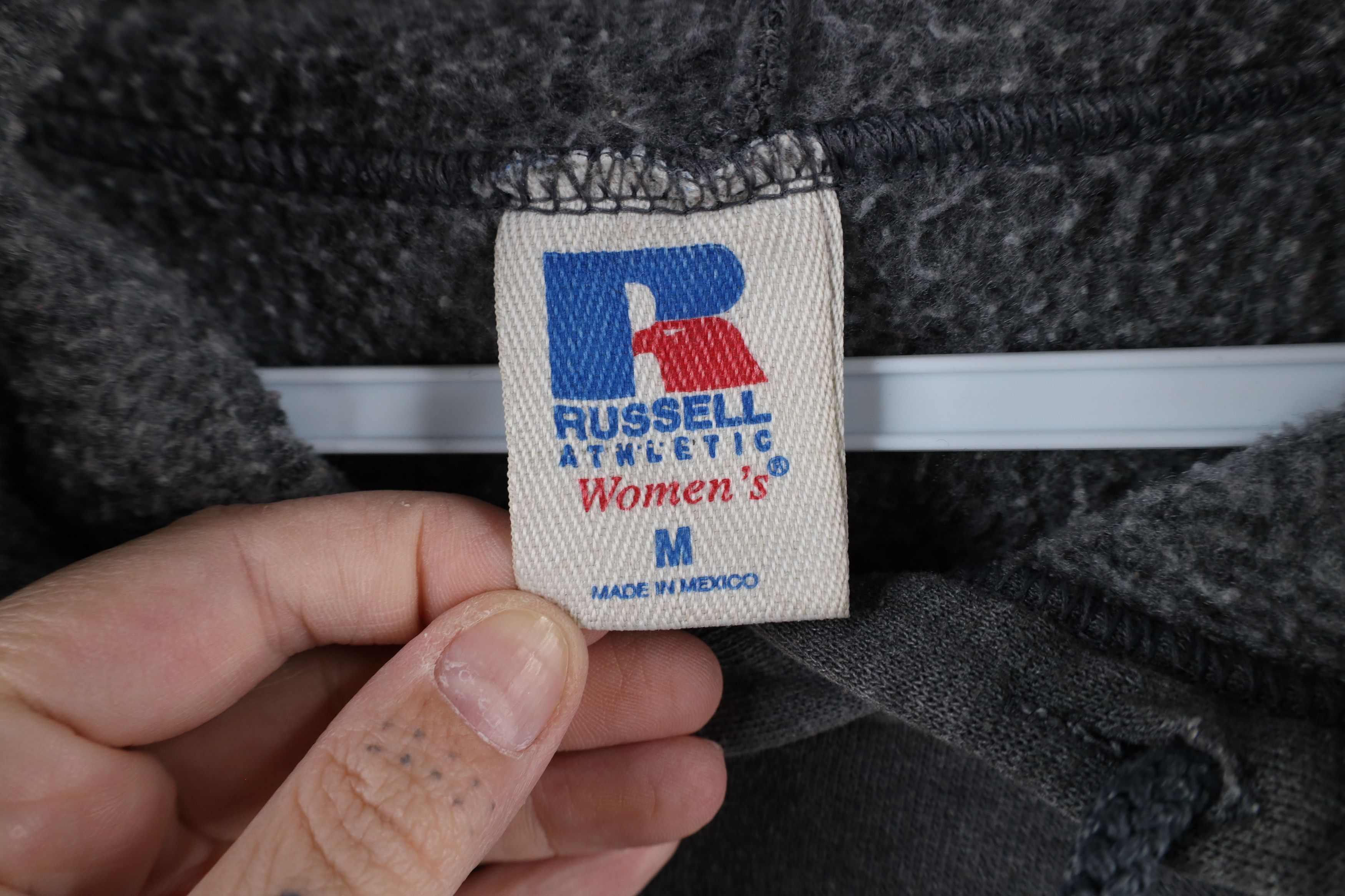 Russell Athletic × Vintage Vintage 90s Russell Athletic Notre Dame University Hoodie Size M / US 6-8 / IT 42-44 - 10 Thumbnail