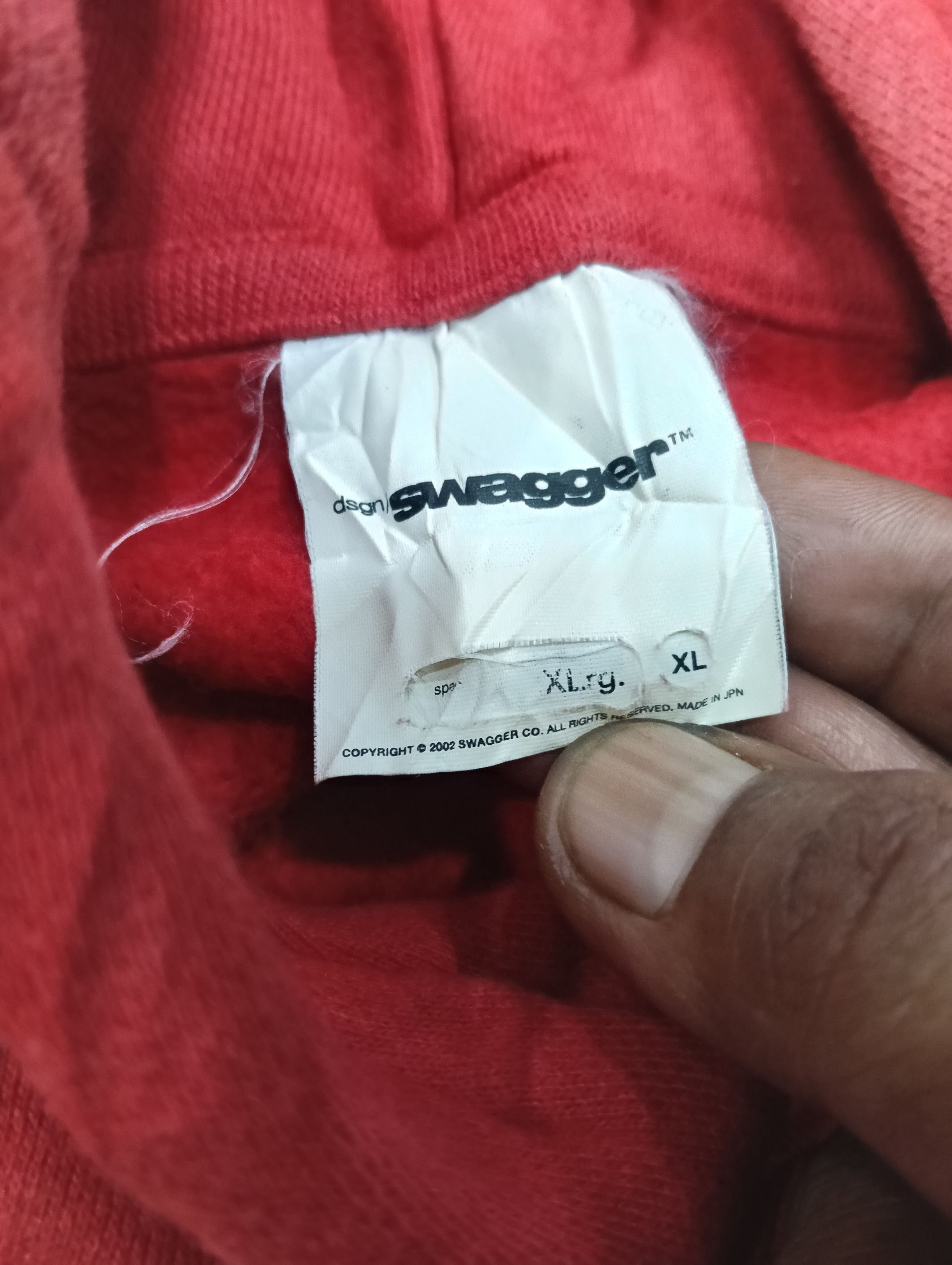 Swagger Vintage Hip-hop Swagger Japan Size US XL / EU 56 / 4 - 9 Thumbnail