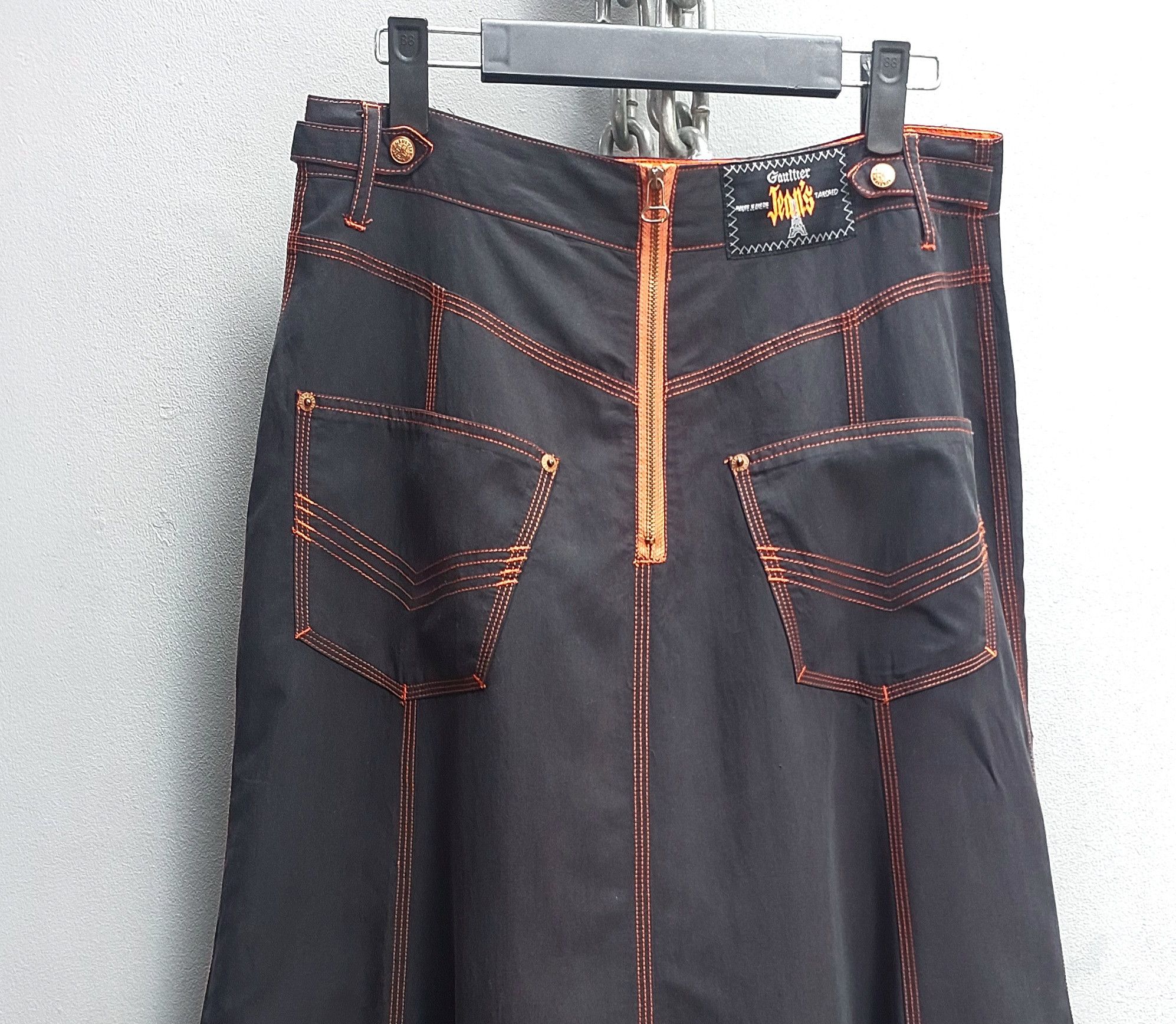 Jean Paul Gaultier Jean Paul Gaultier Vintage Contrast Stitch Skirt Size 32" / US 10 / IT 46 - 7 Thumbnail