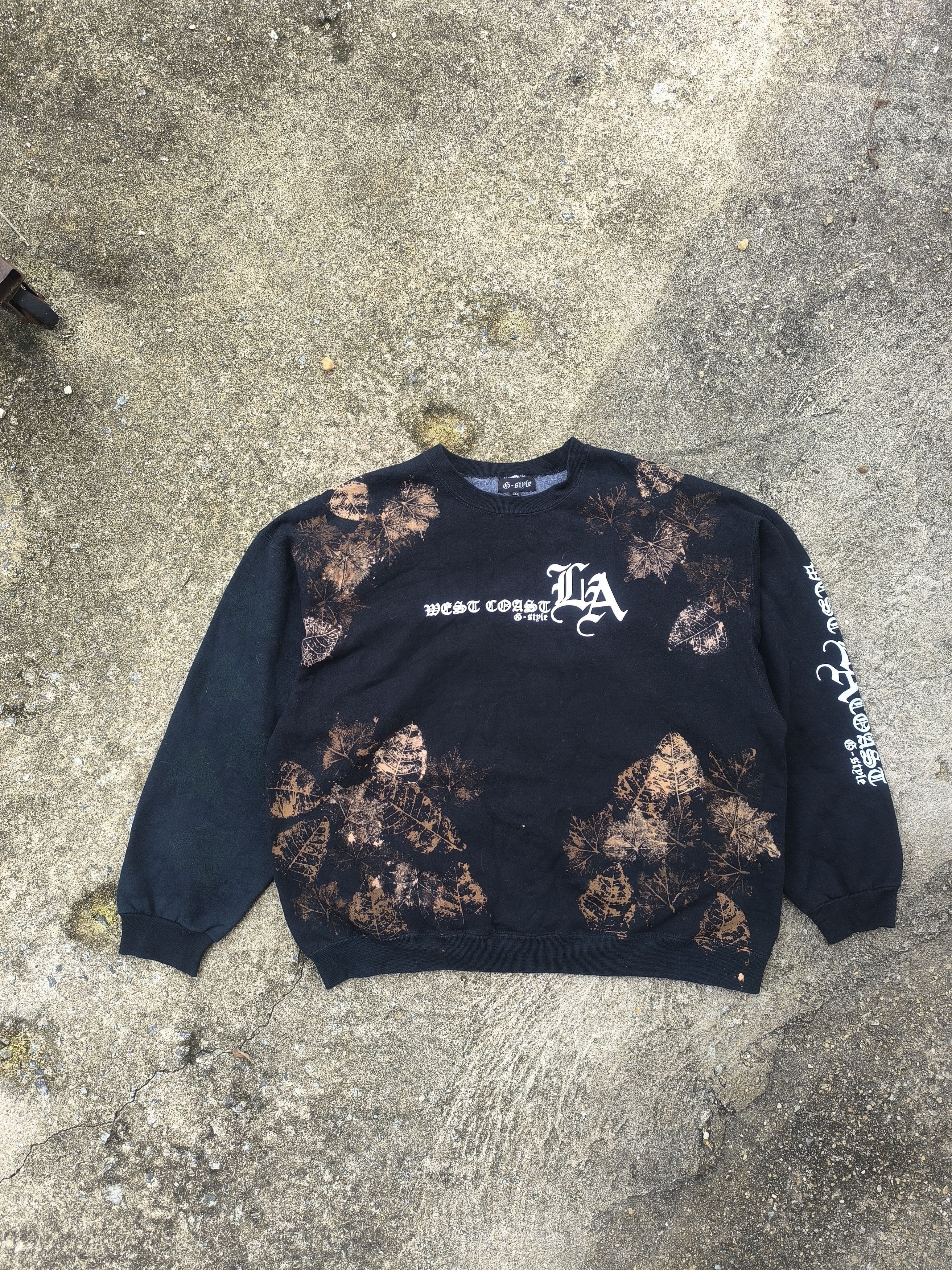 Designer BEAUTIFUL CUSTOM SWEATSHIRT LA WEST COAST LIKE CHROME HEART Size US XXL / EU 58 / 5 - 2 Thumbnail