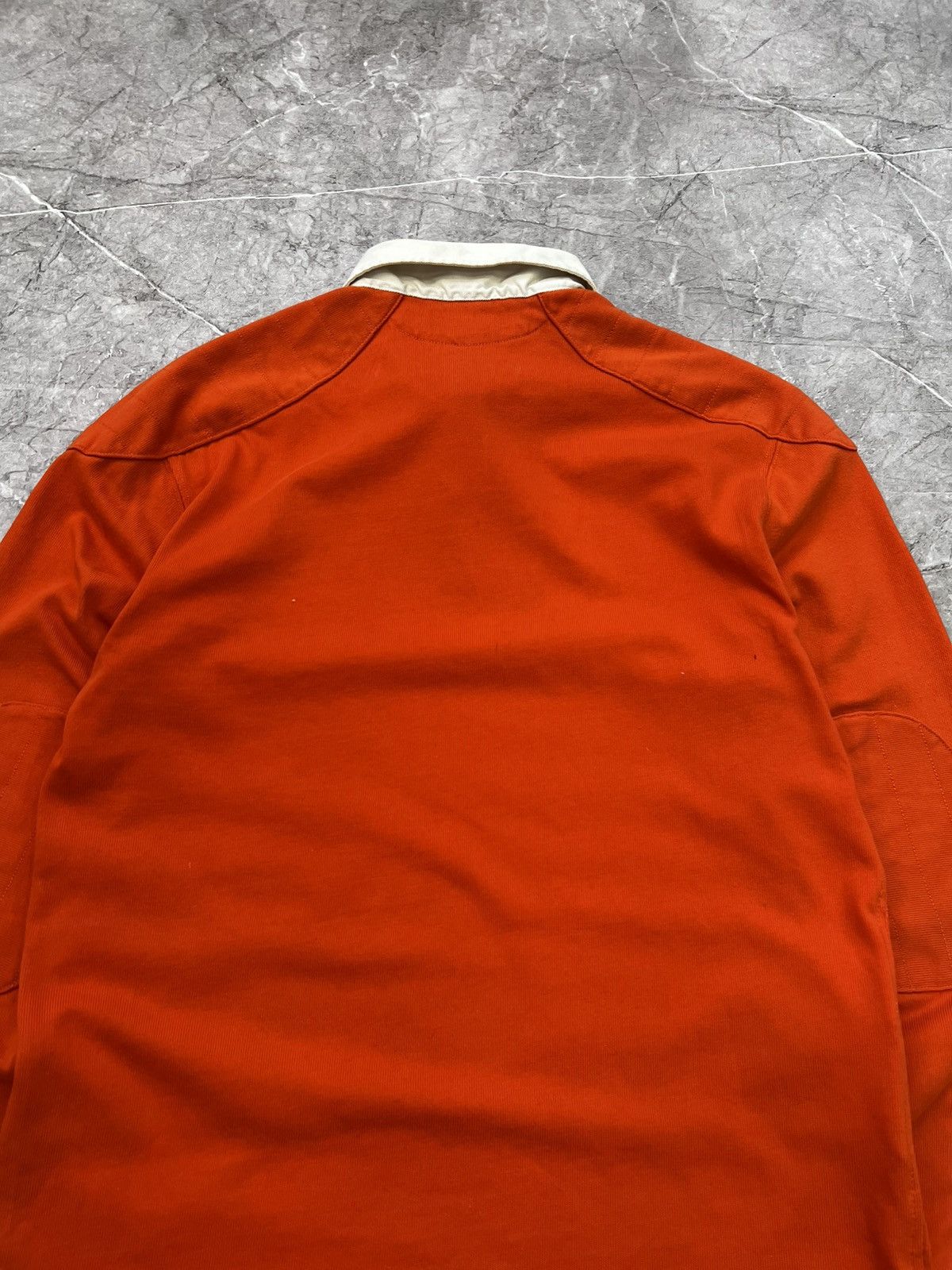 Polo Ralph Lauren × Vintage VINTAGE POLO RAPLPH ORANGE HEAVY RUGBY LONG SLEEVE Size US M / EU 48-50 / 2 - 13 Thumbnail