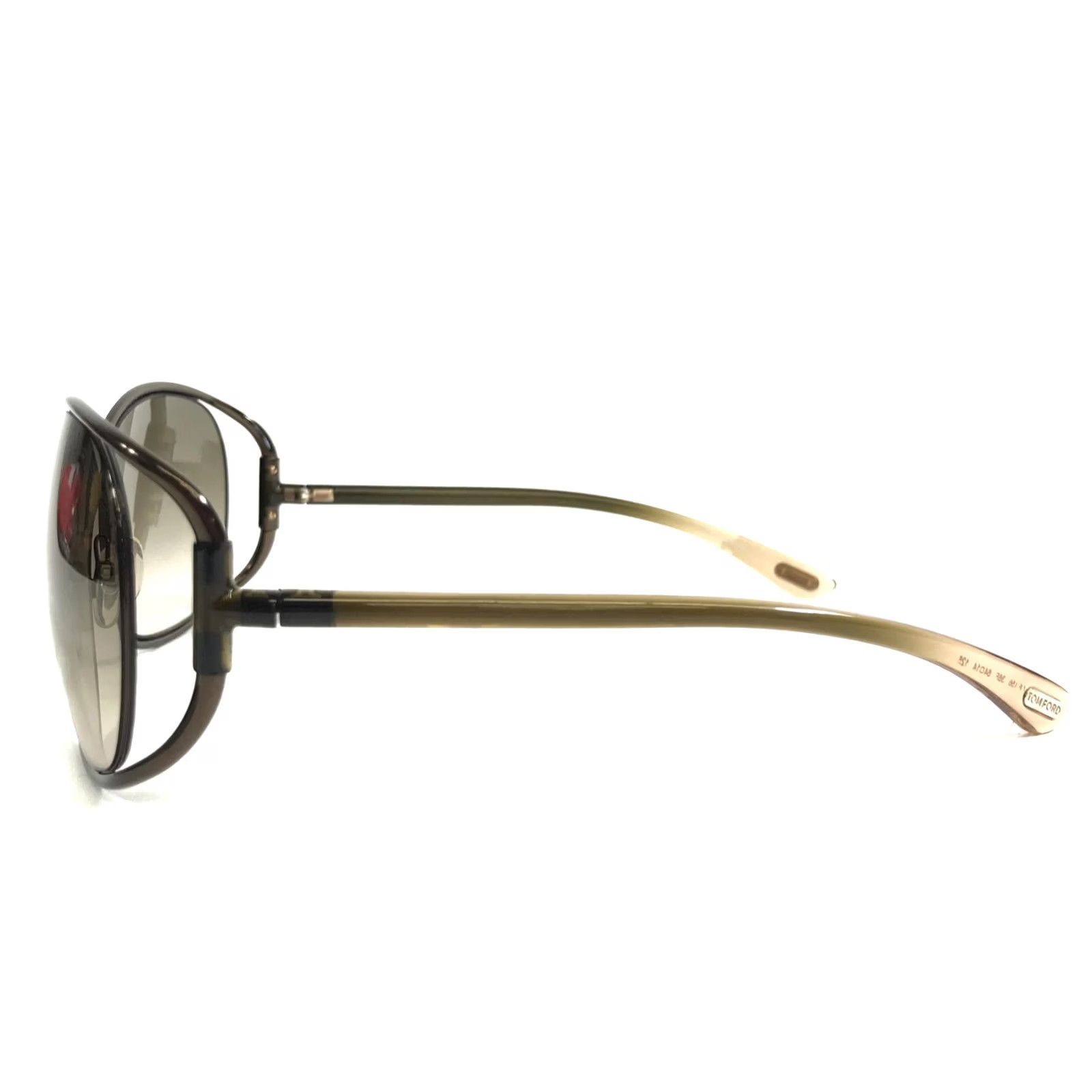 TOM‎ FORD Eugenia Bronze Brown Purple Oversized Sunglasses Tom Ford Oversized Brown Sunglasses for Women for sale | eBay main image 3
