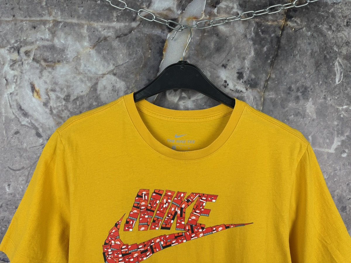 Nike Men’s Nike T-Shirt Yellow Big Logo Streetwear Size Medium Size US M / EU 48-50 / 2 - 2 Thumbnail
