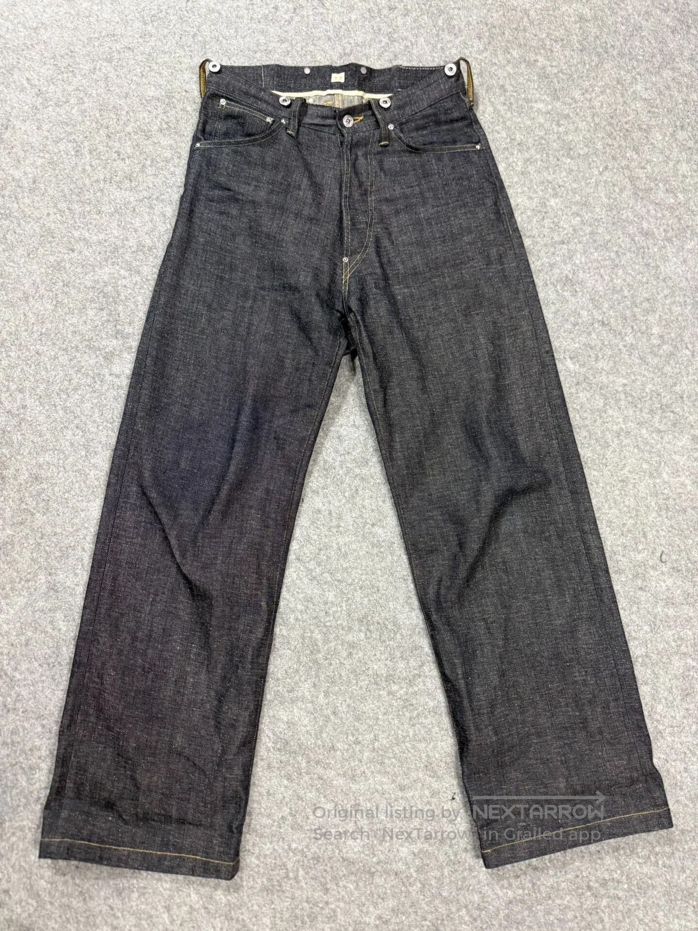 Taiga Takahashi T.T Taiga Takahashi 704 Raw Denim Jeans. Size US 30 / EU 46 - 1 Thumbnail