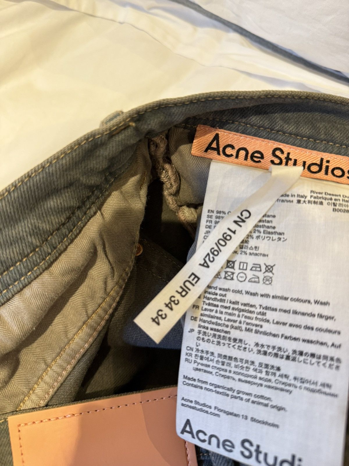 Acne Studios Acne Slim Fit Dust Jeans Size US 34 / EU 50 - 5 Thumbnail