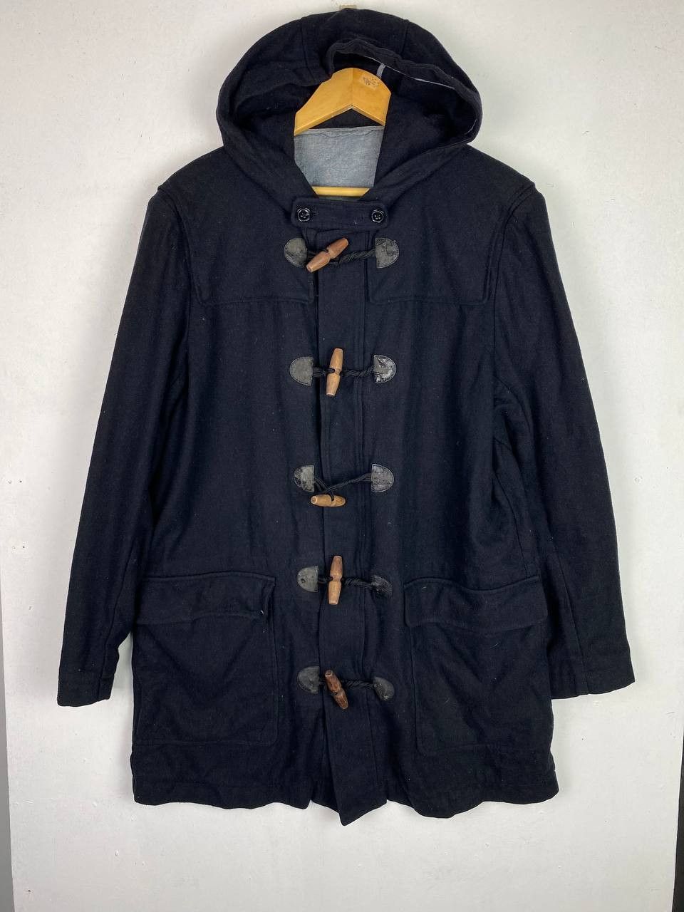 Japanese Brand vintage japanese brands wool long jacket nice design Size US XL / EU 56 / 4 - 1 Thumbnail