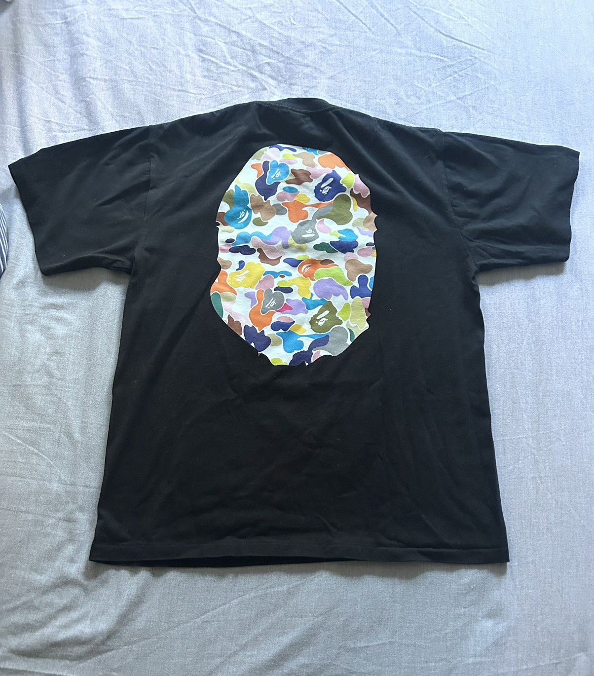 Bape Multi Camo Big Ape Head Tee Size US L / EU 52-54 / 3 - 2 Thumbnail