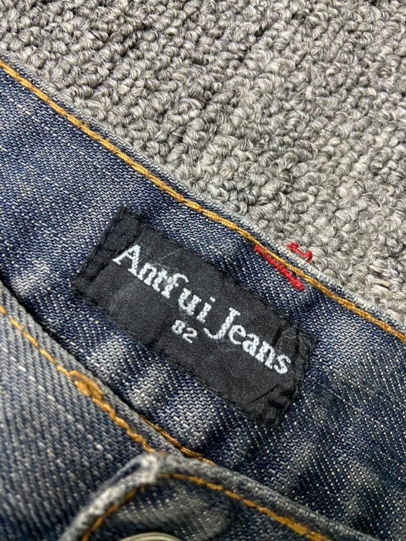 Japanese Brand ANTFUI World Brand Distressed Jeans (186) Size US 32 / EU 48 - 3 Thumbnail