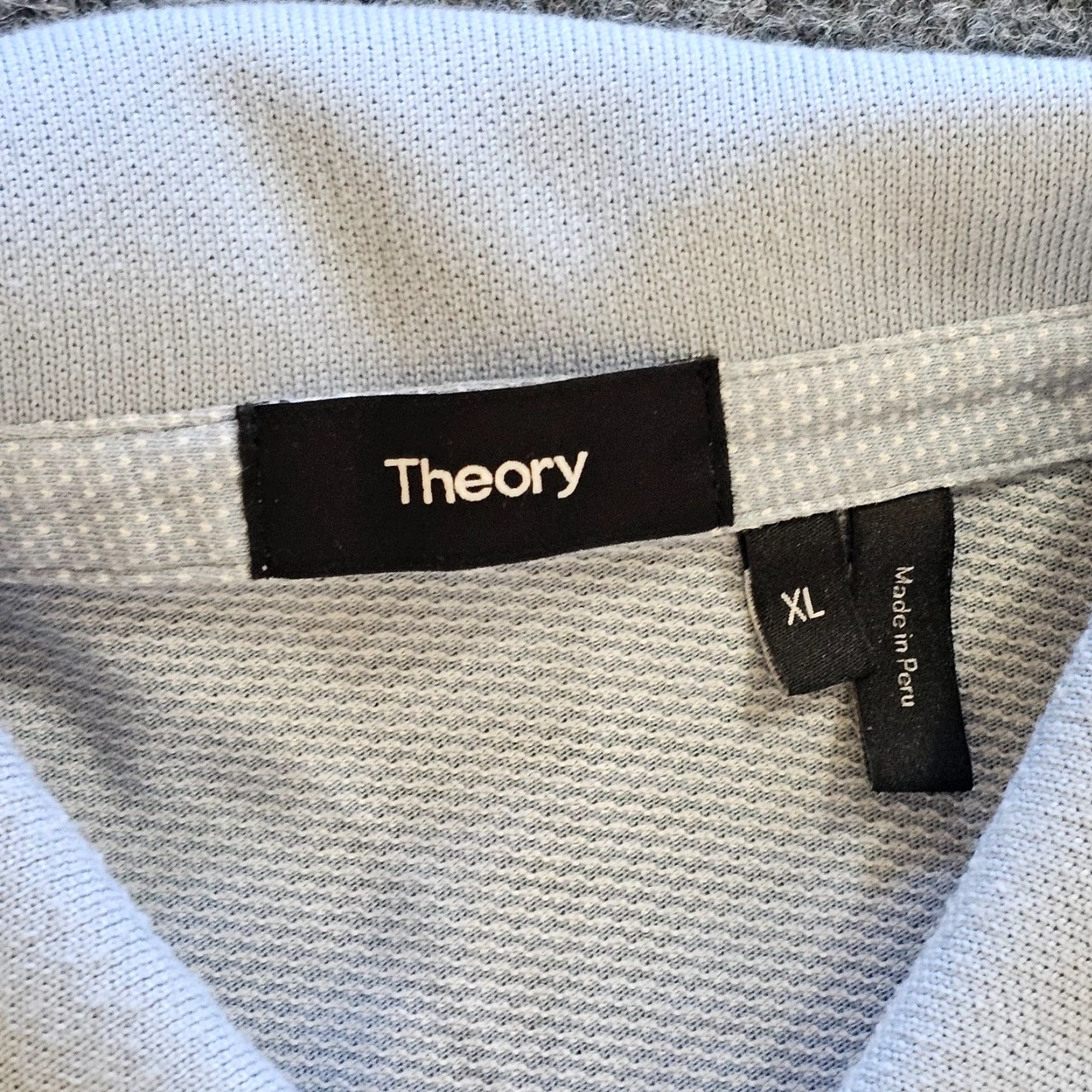Theory Theory Polo Shirt Mens XL Blue Short Sleeve Casual Golf Polo Size US XL / EU 56 / 4 - 2 Thumbnail