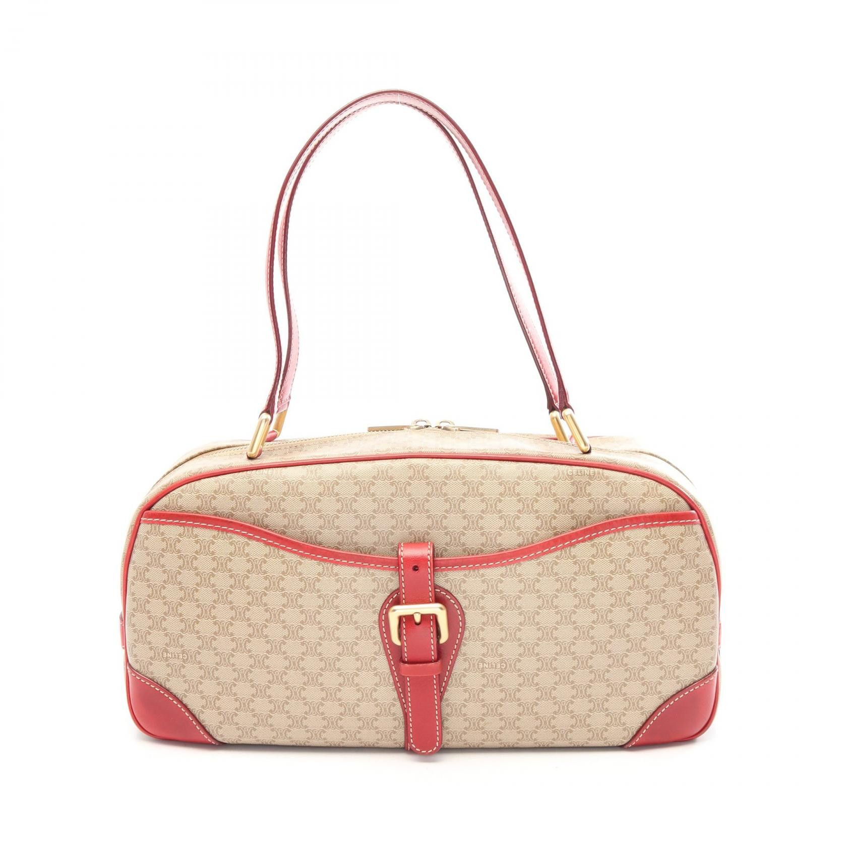Celine Celine CELINE Macadam PVC Coated Canvas Leather Handbag Textile Handbag DUTY FREE for USA Size ONE SIZE - 1 Thumbnail