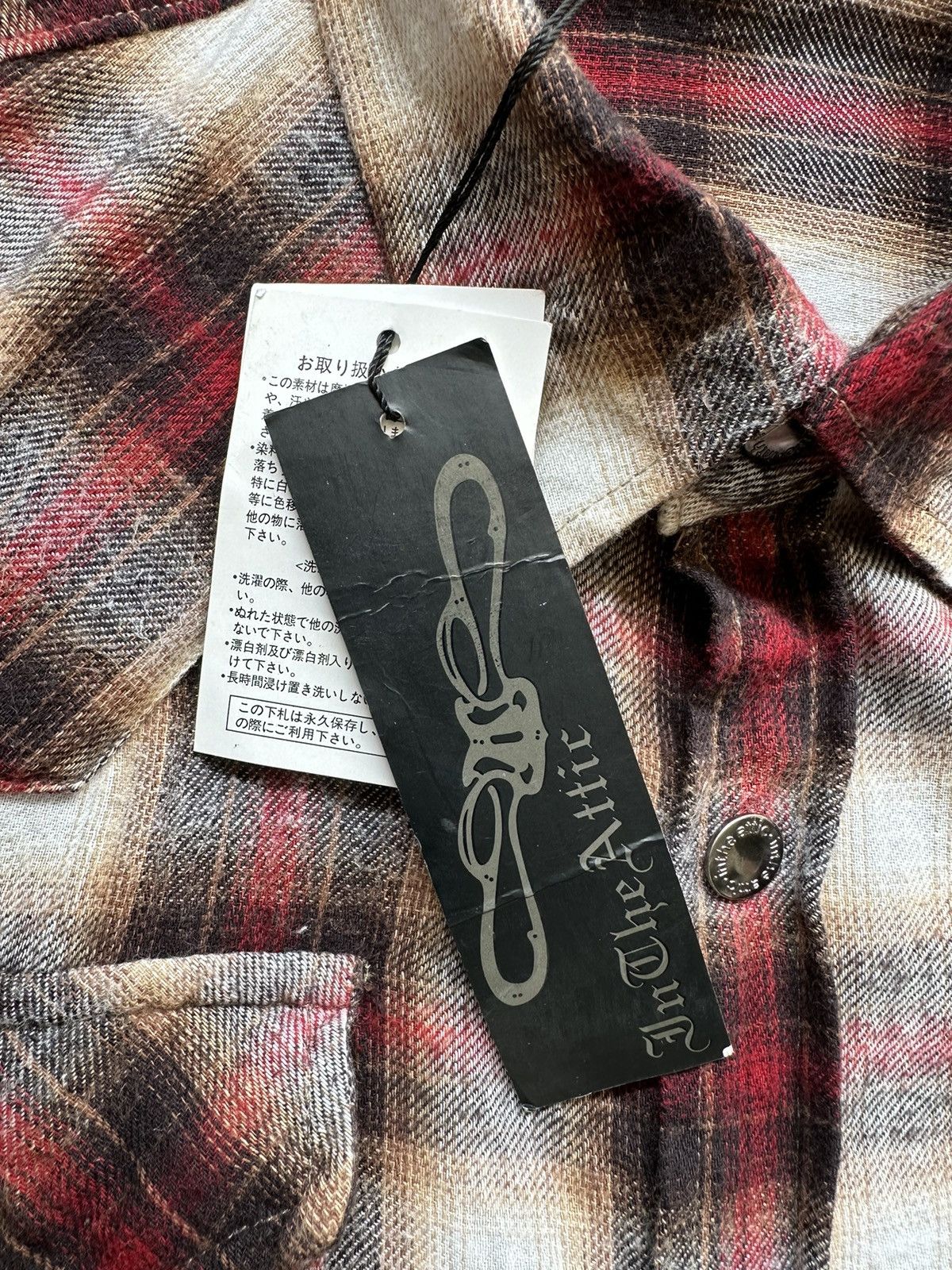 In The Attic 00's In The Attic shadow plaid shirt Size US M / EU 48-50 / 2 - 11 Thumbnail