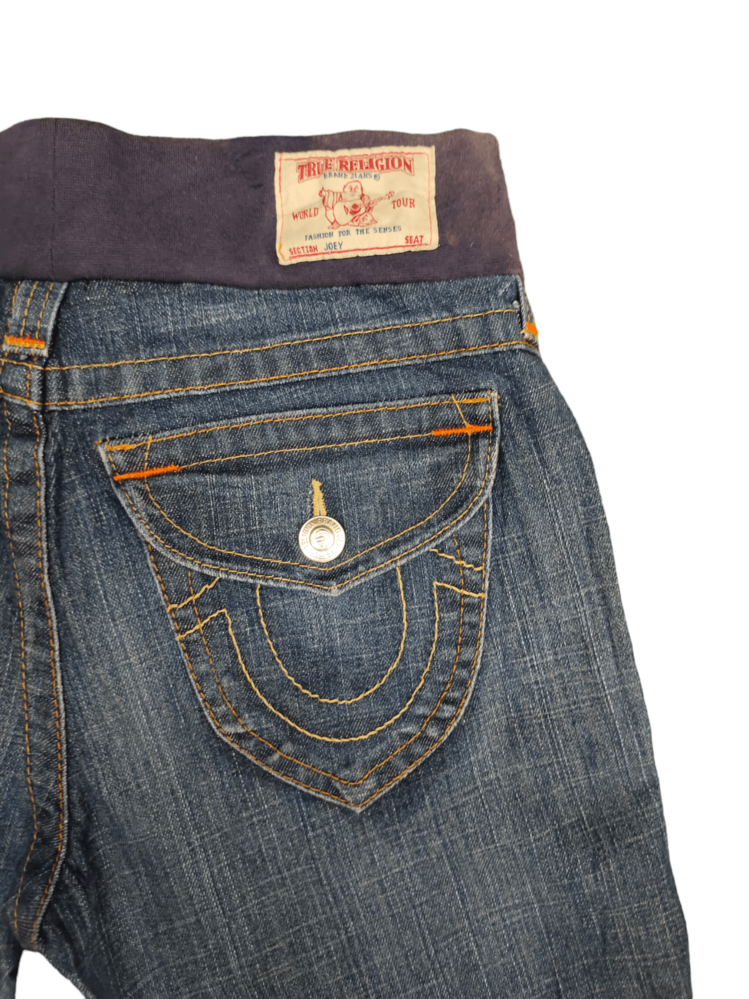 True Religion Flare Jeans True Religion JOEY Wide Leg Denim Boot Cut Size 32" / US 10 / IT 46 - 5 Thumbnail