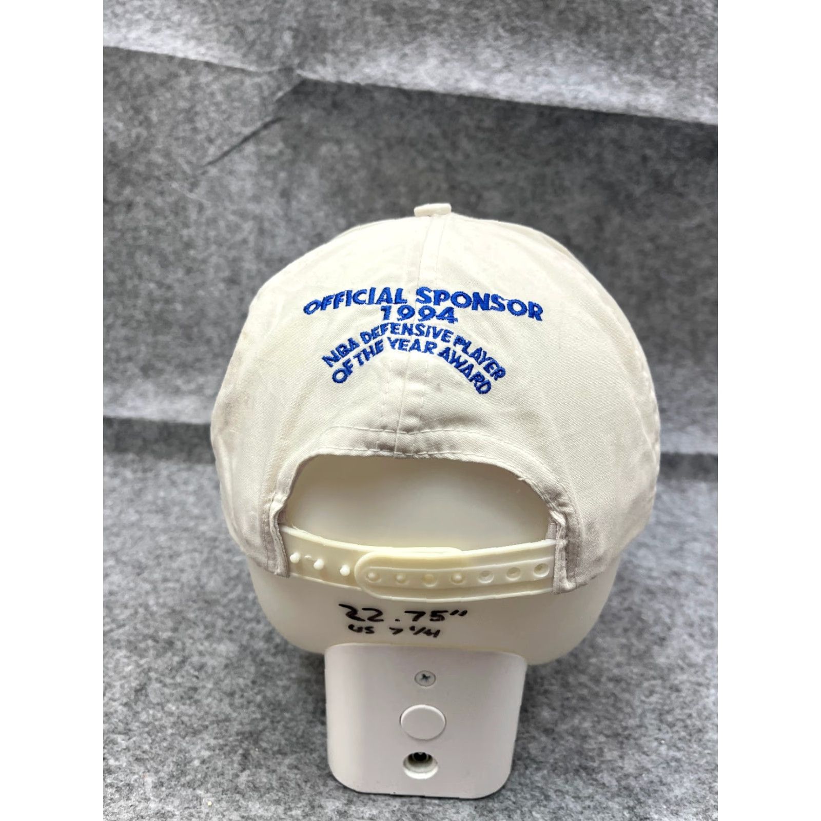 Vintage Nutrilite Official Vitamins of the NBA Hat Cap Snap Back Adult OS White Cotton Size ONE SIZE - 6 Thumbnail