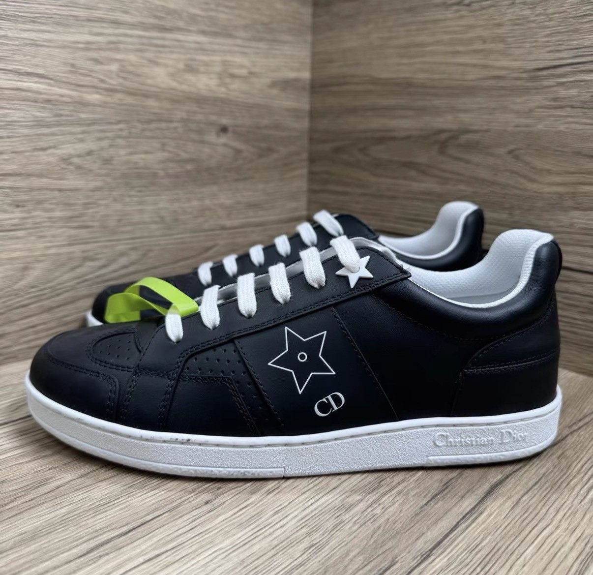 Dior Dior Star Black and White German Trainers J41 Size US 6.5 / IT 36.5 - 1 Thumbnail