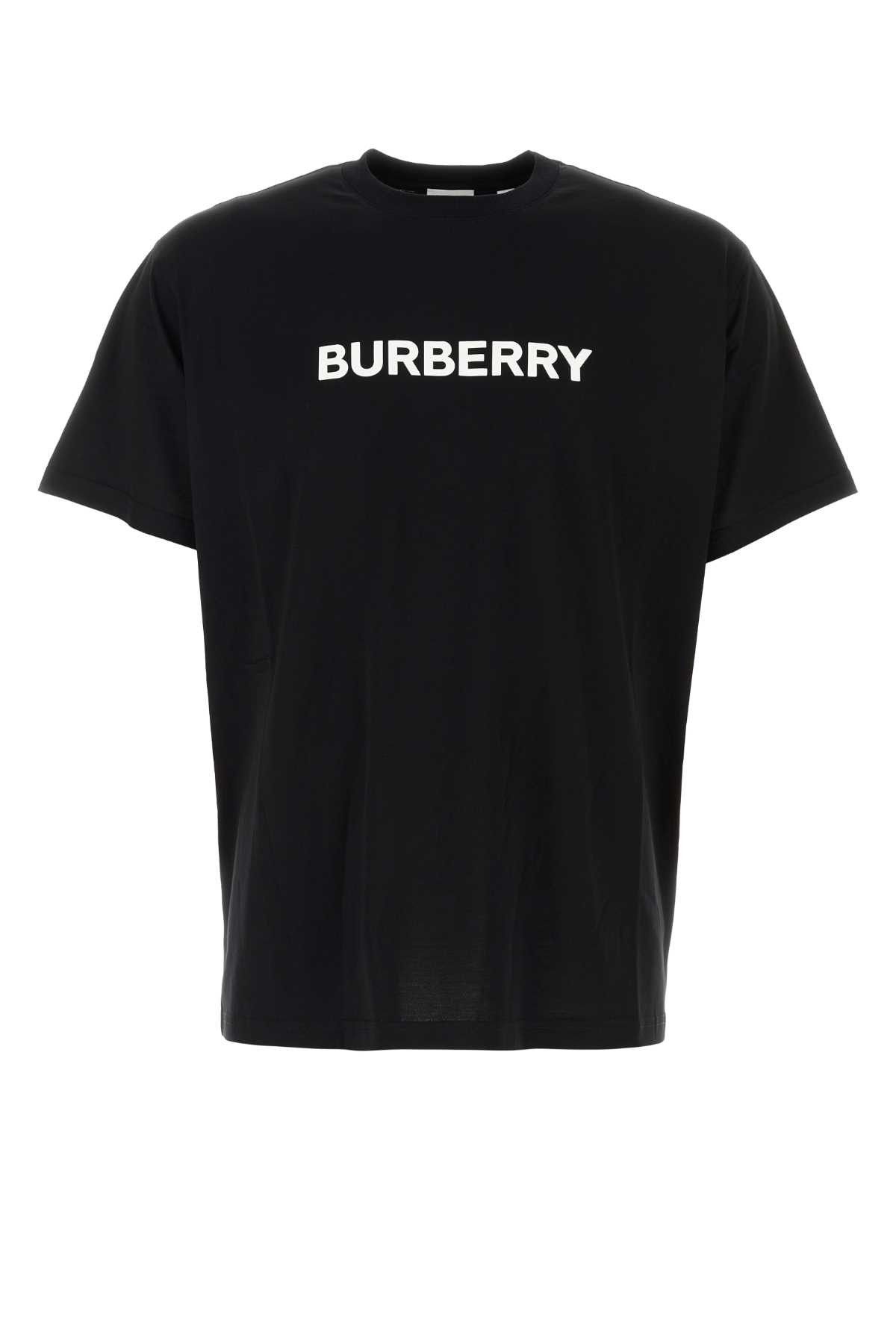 Black Cotton T-Shirt