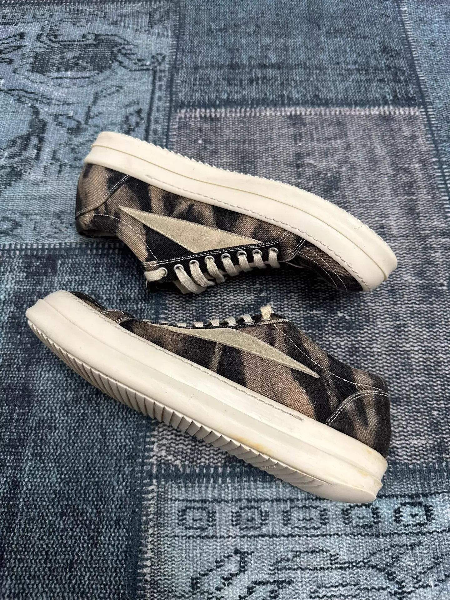 Rick Owens Rick Owens DRKSHDW Flame Tie-Dye Converse-Style 43 Naked Size US 10 / EU 43 - 2 Thumbnail