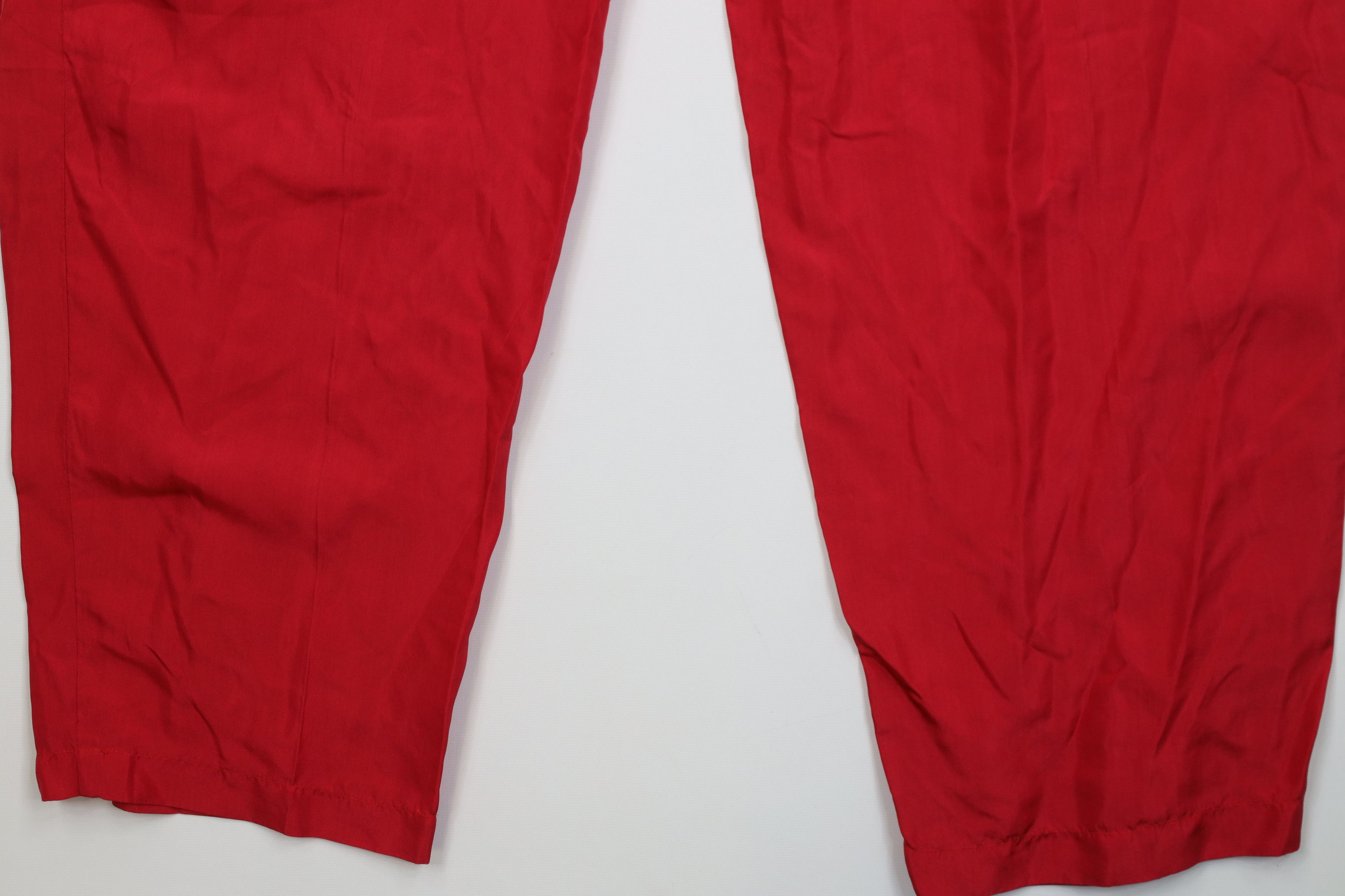 Diane von Furstenberg Vintage 90s Diane von Furstenberg Silk Loungewear Pants Red Size 36" / US 14 / IT 50 - 11 Thumbnail