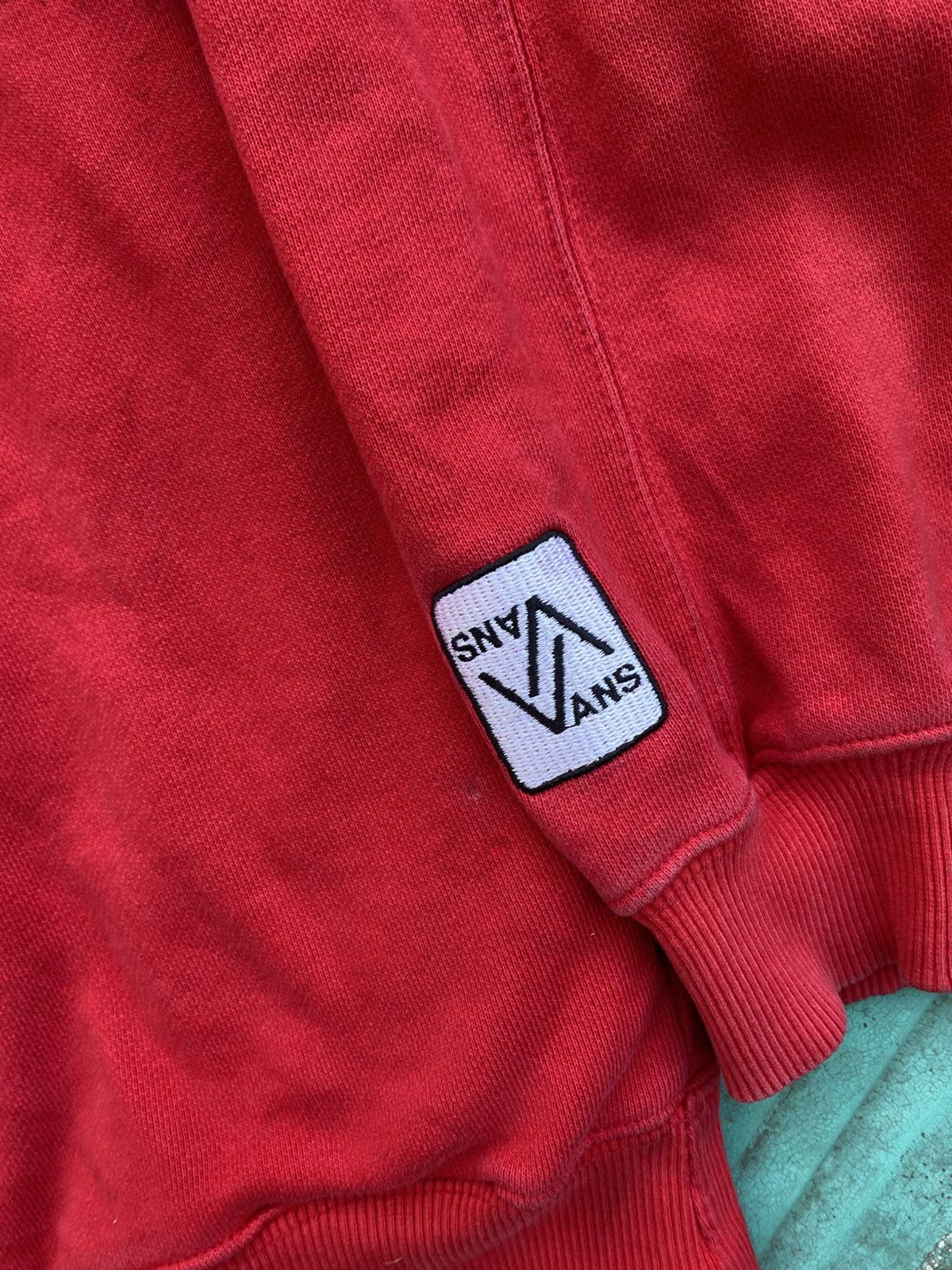Vans Vans 90s vintage red sweatshirt Size US XL / EU 56 / 4 - 4 Thumbnail