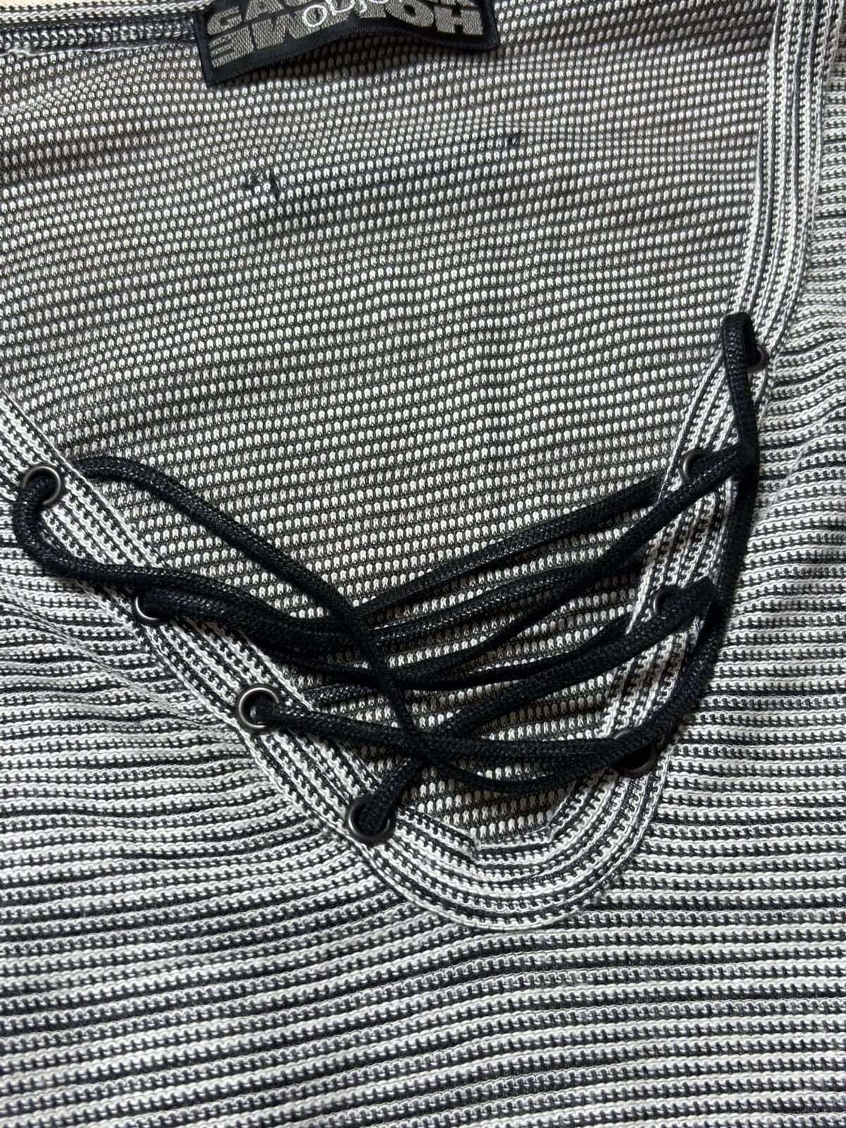 Gaultier Homme Objet 2000’s Gaultier Homme Objet - Lace Up Ls T-Shirt Size US L / EU 52-54 / 3 - 5 Thumbnail
