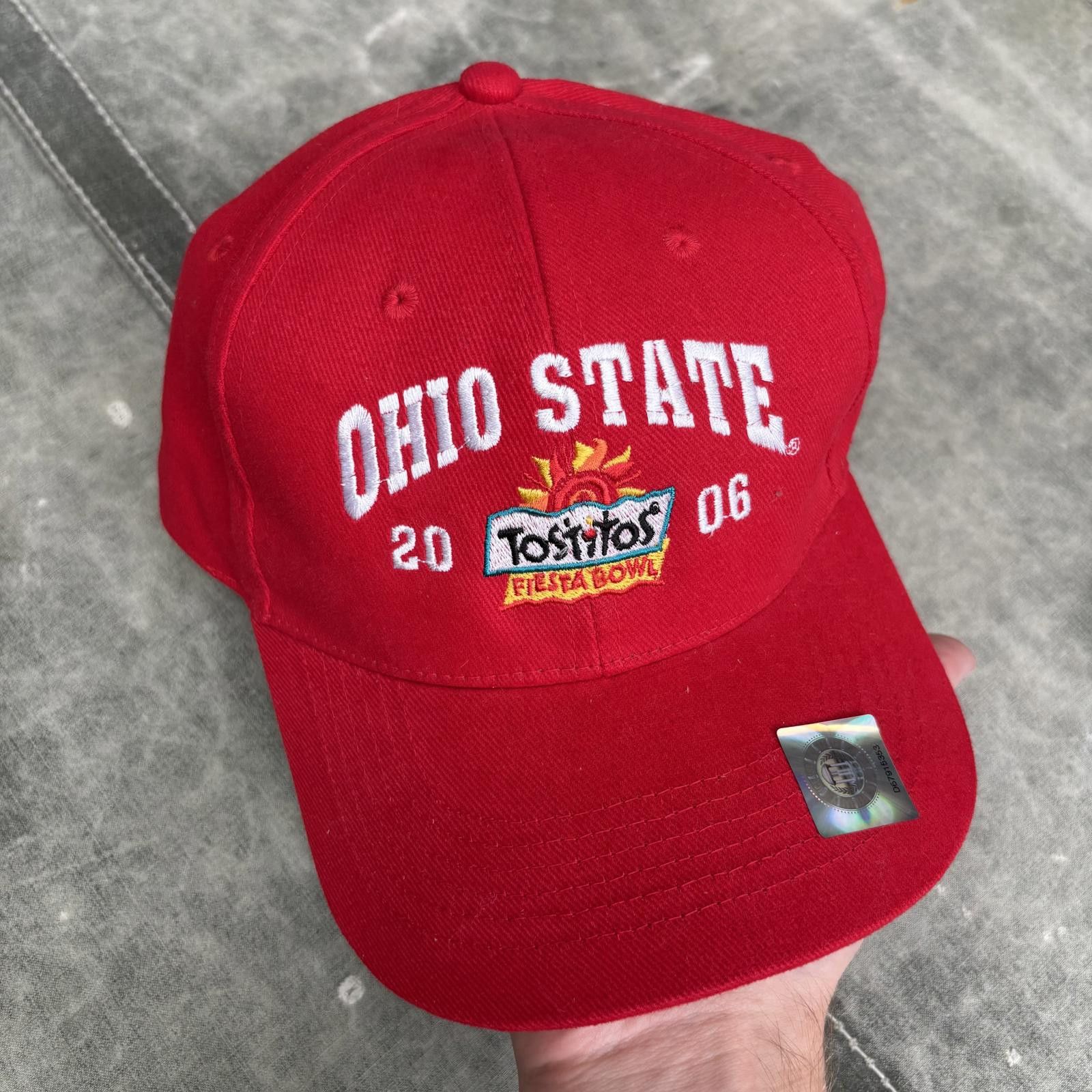 Vintage Vintage Y2K Deadstock Ohio State Tostitos Fiesta Bowl Hat Size ONE SIZE - 1 Thumbnail