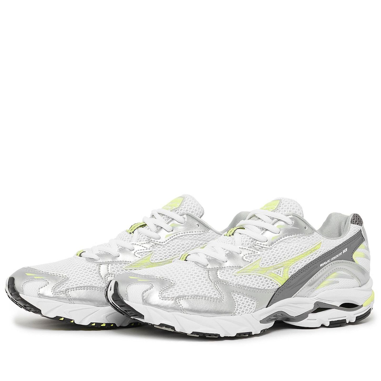 image of Mizuno Wave Rider 10 White Silver D1Ga210411 Us 10 Eu 43 Shoes, Men's