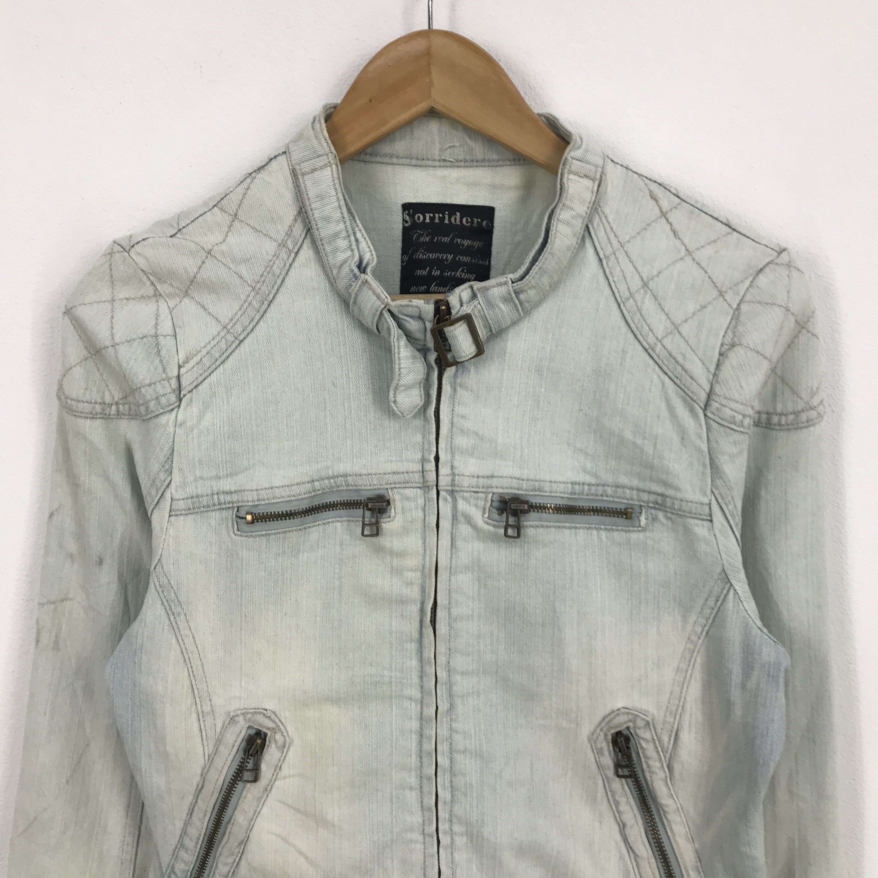 Japanese Brand Vintage sorridere punk zipper bondage style jacket Size US S / EU 44-46 / 1 - 2 Thumbnail
