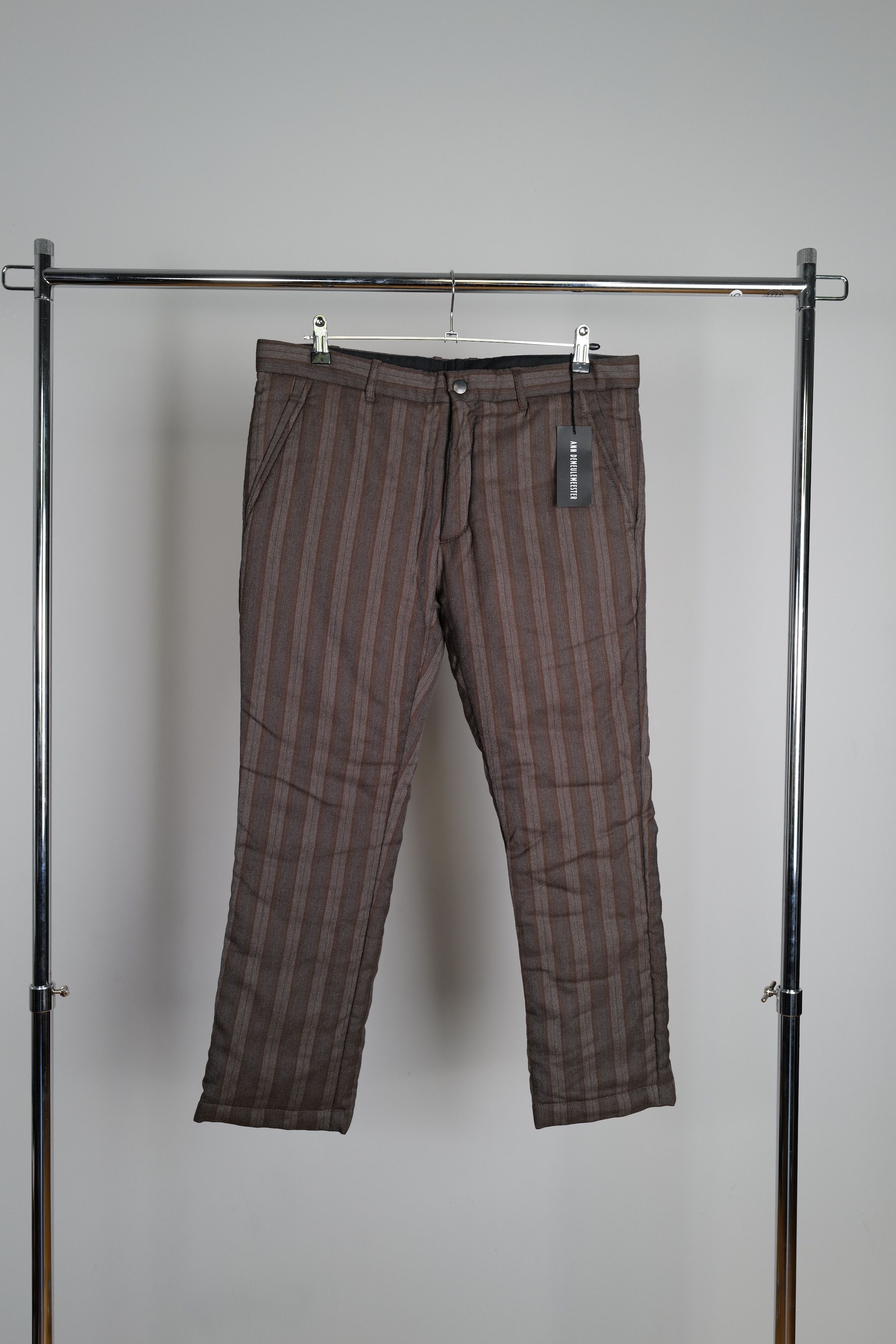Ann Demeulemeester Ann Demeulemeester Striped Heavy Pants Size US 32 / EU 48 - 2 Thumbnail
