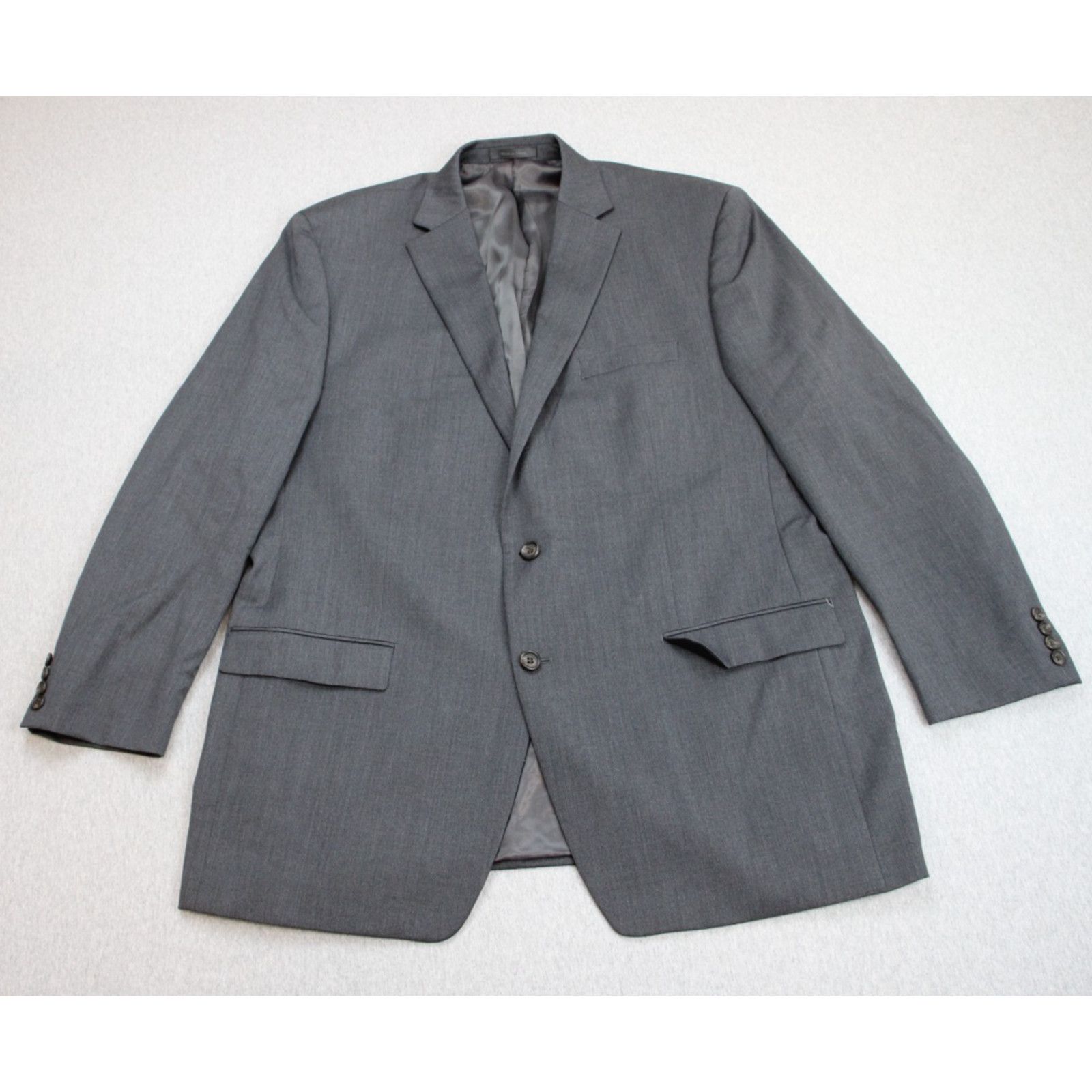 Lauren Ralph Lauren Lauren Ralph Lauren Blazer Mens Size 48L Gray Wool 2 Button Size 48L - 1 Thumbnail